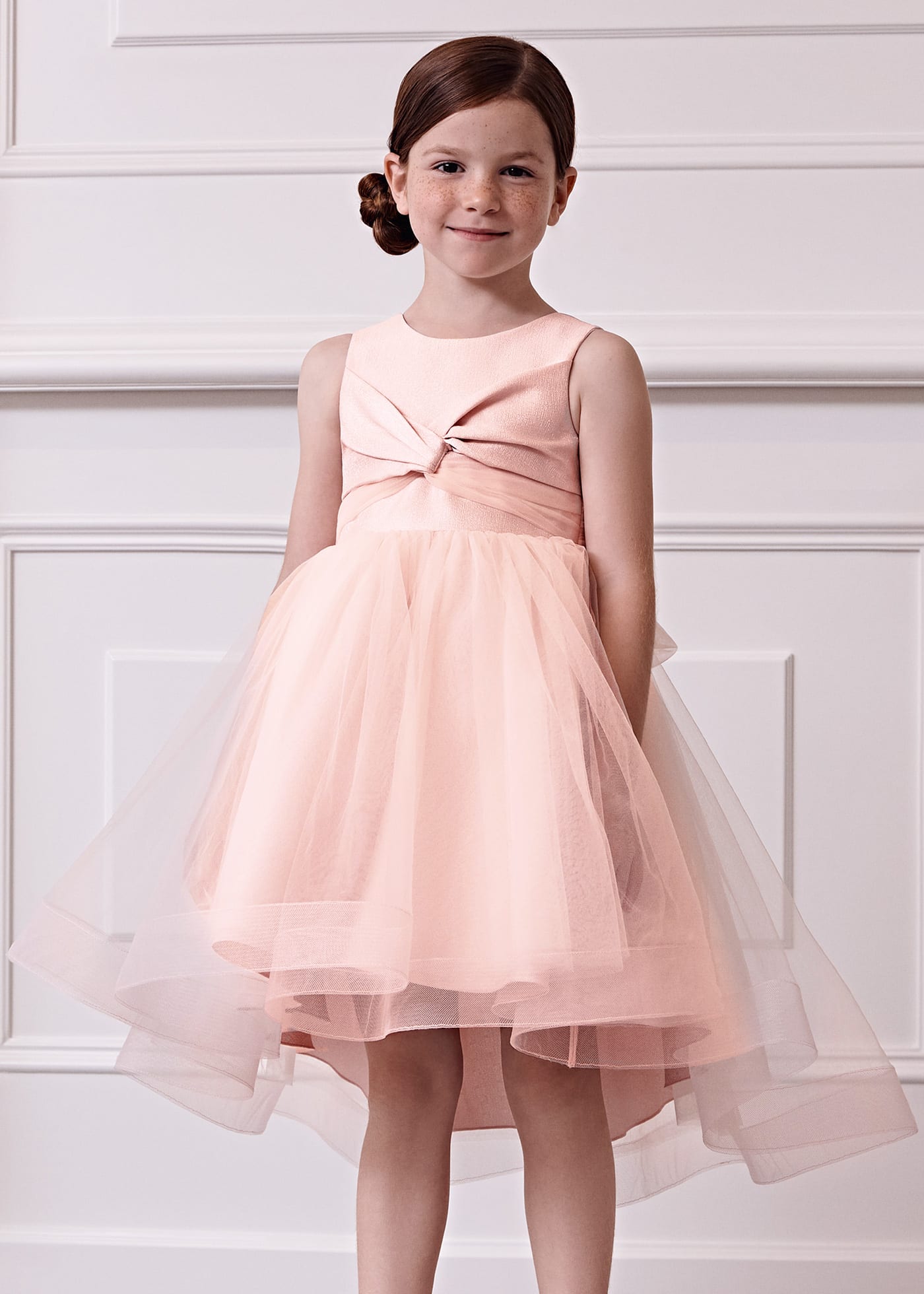 Vestido tule fantasia brilho menina