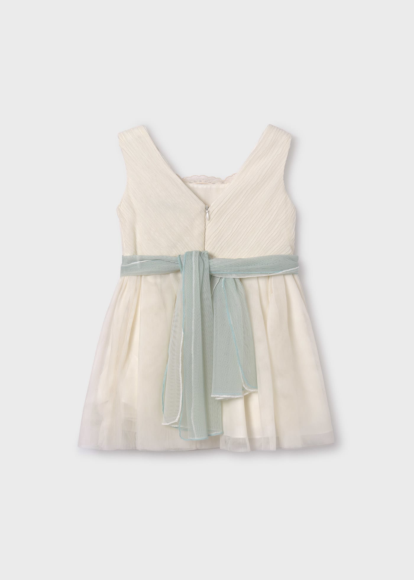 Girl pleated tulle dress