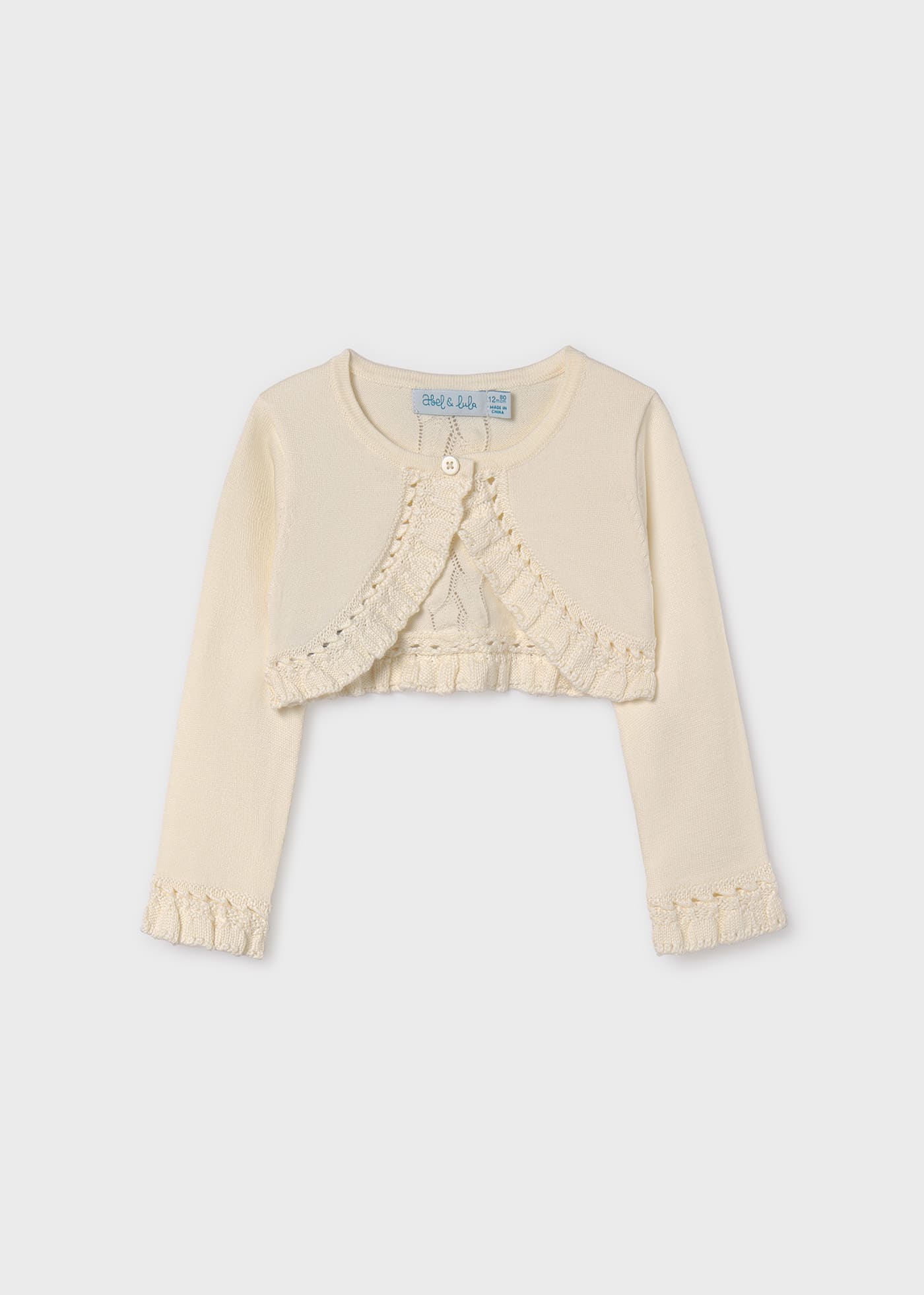 Cardigan tricot bolerino neonata