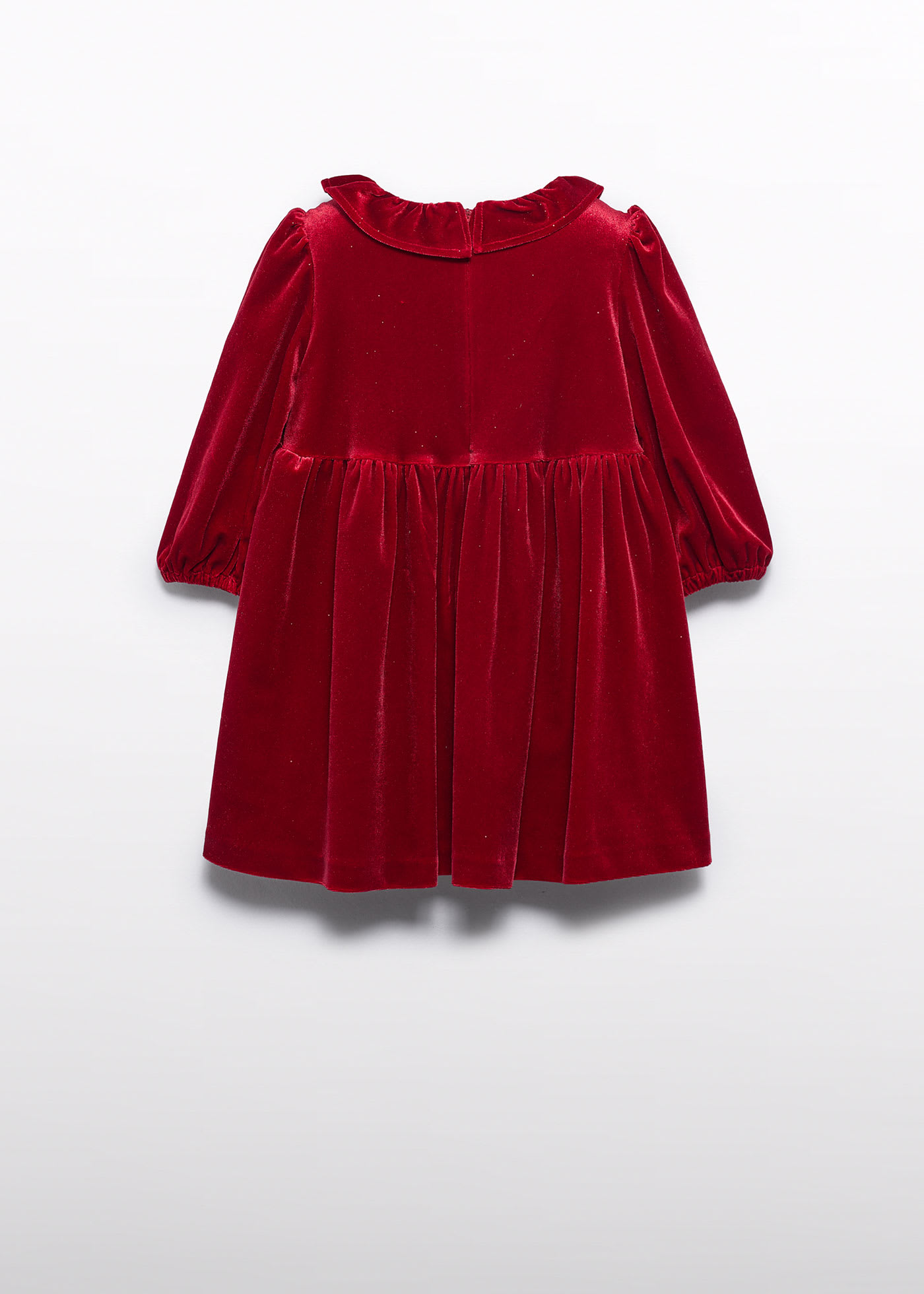 Robe en velours pailleté fille