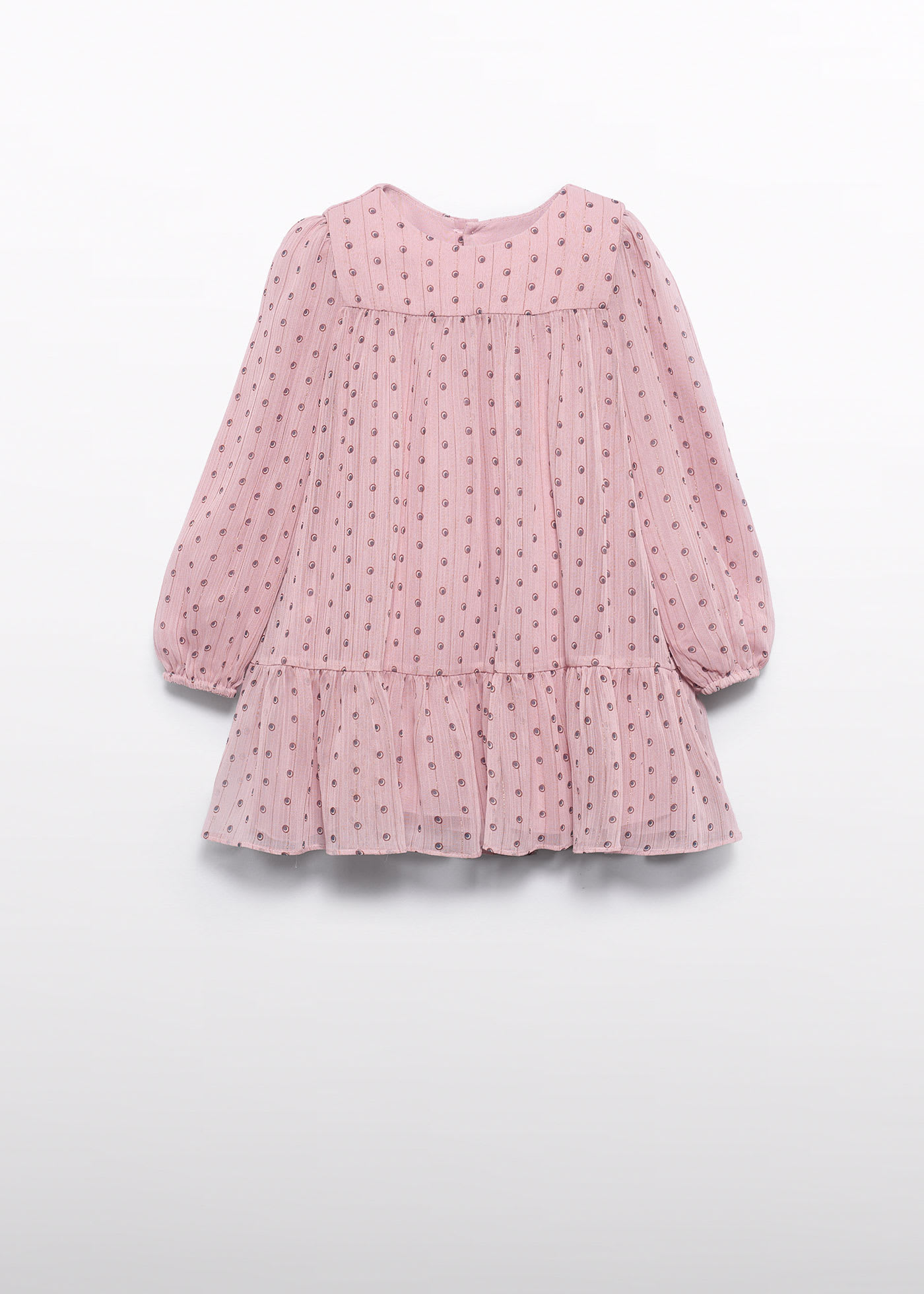 Vestido estampado bambula menina