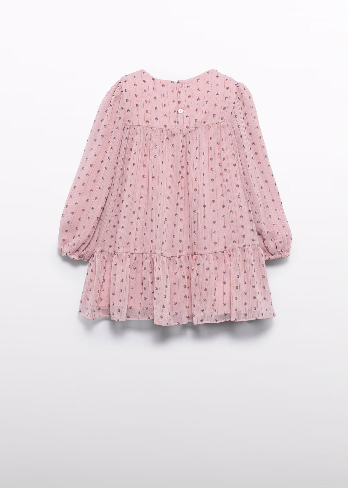 Vestido estampado bambula menina