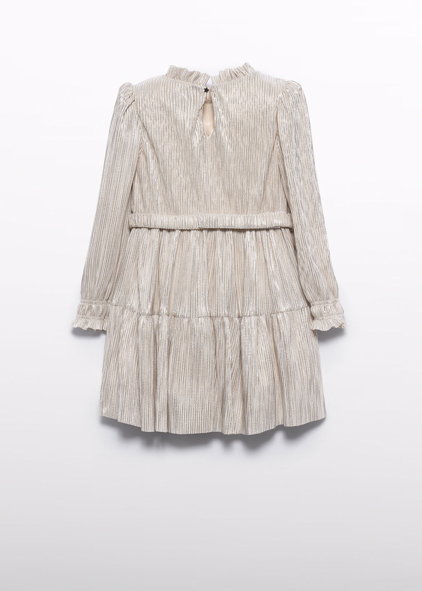 Rochie pliuri sclipici fetita