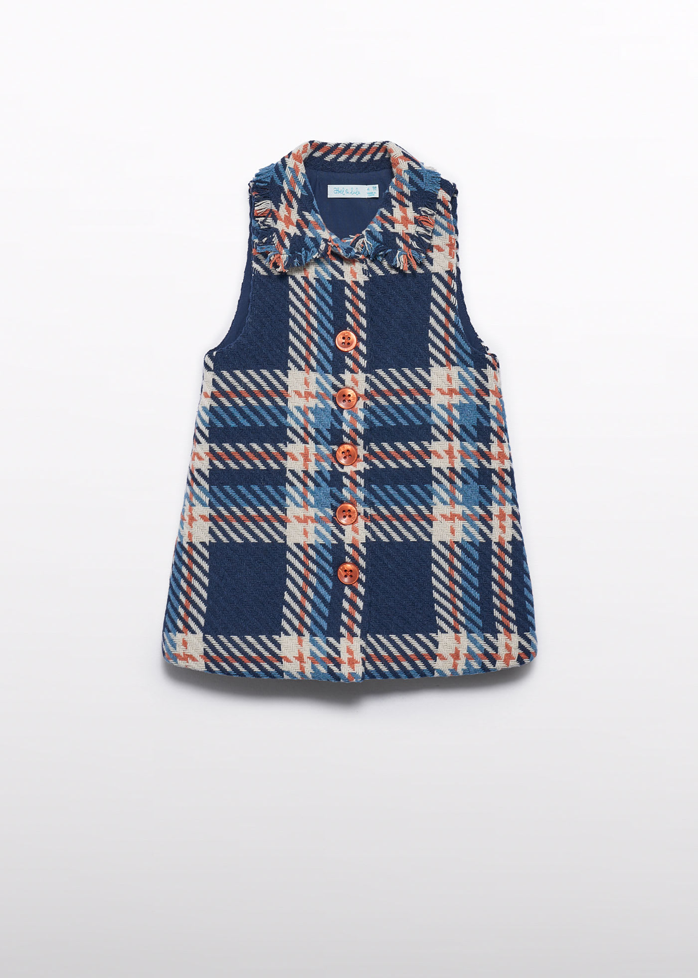 Girl Check Pinafore