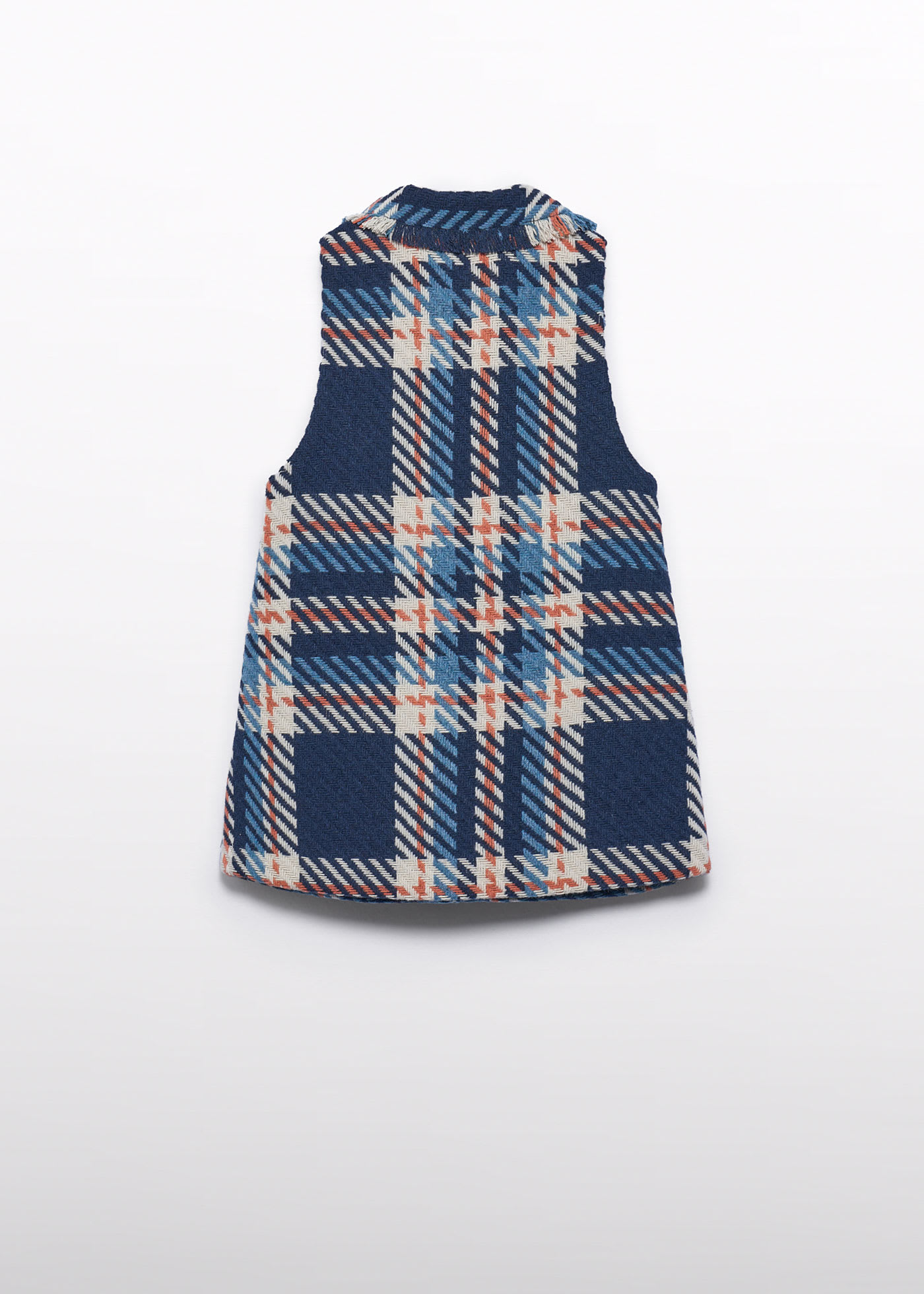 Girl Check Pinafore