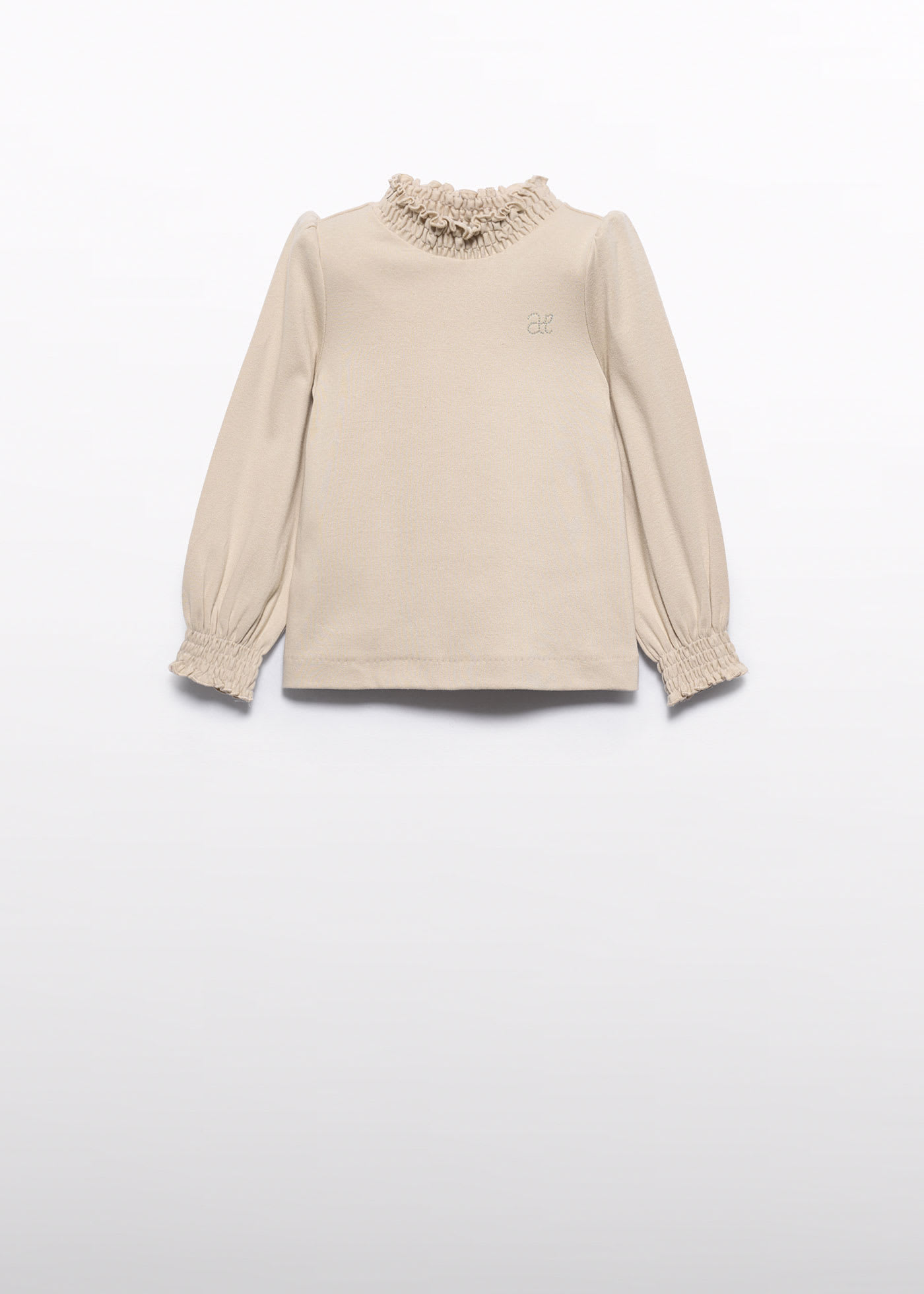 Girl Ruffle Turtleneck