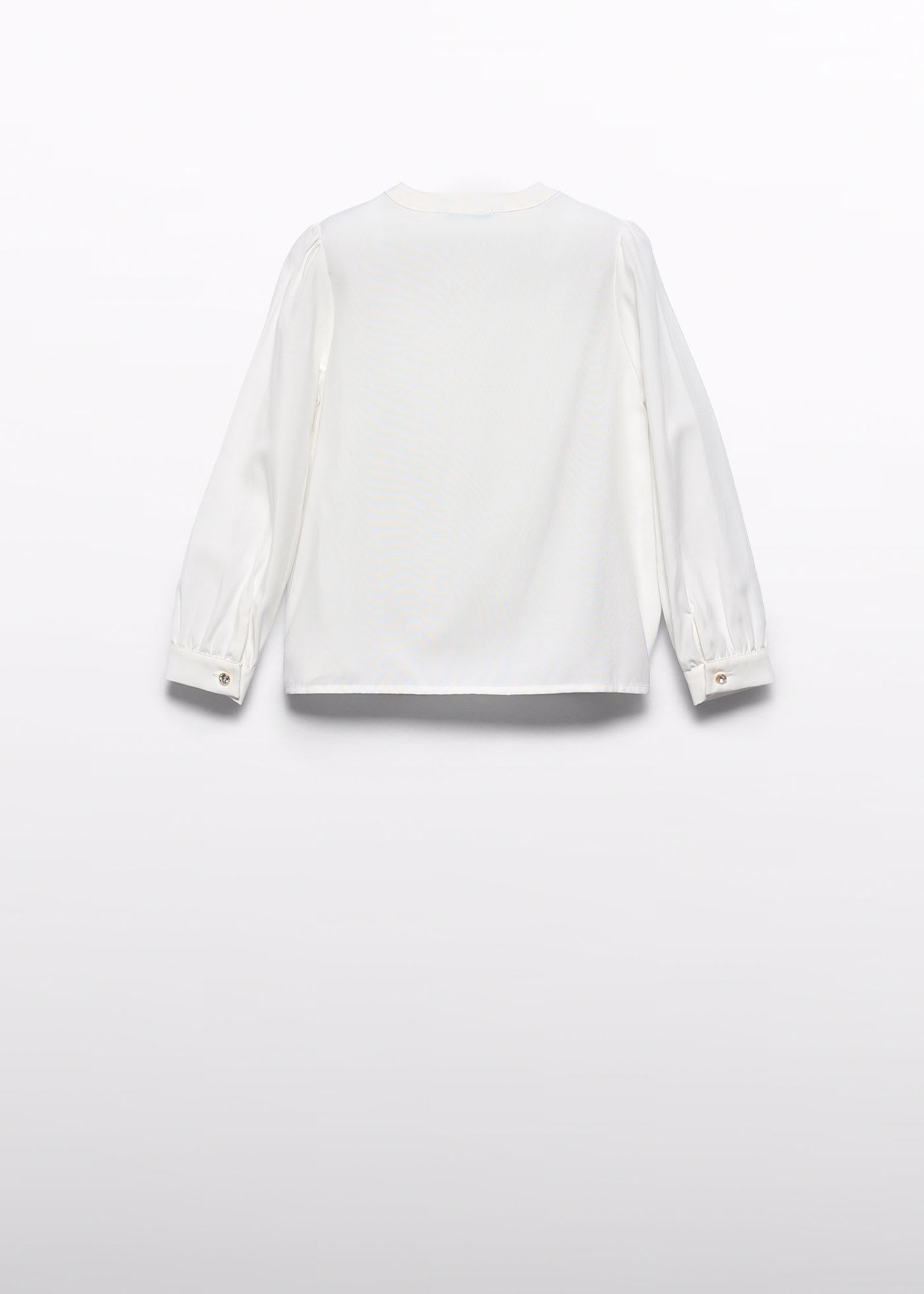 Blusa viscosa volant bambina
