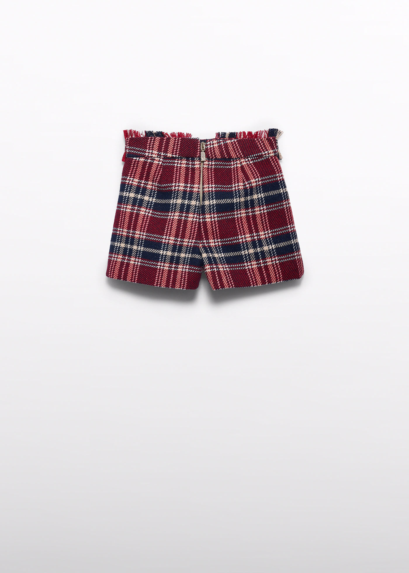 Girl Glitter Check Shorts