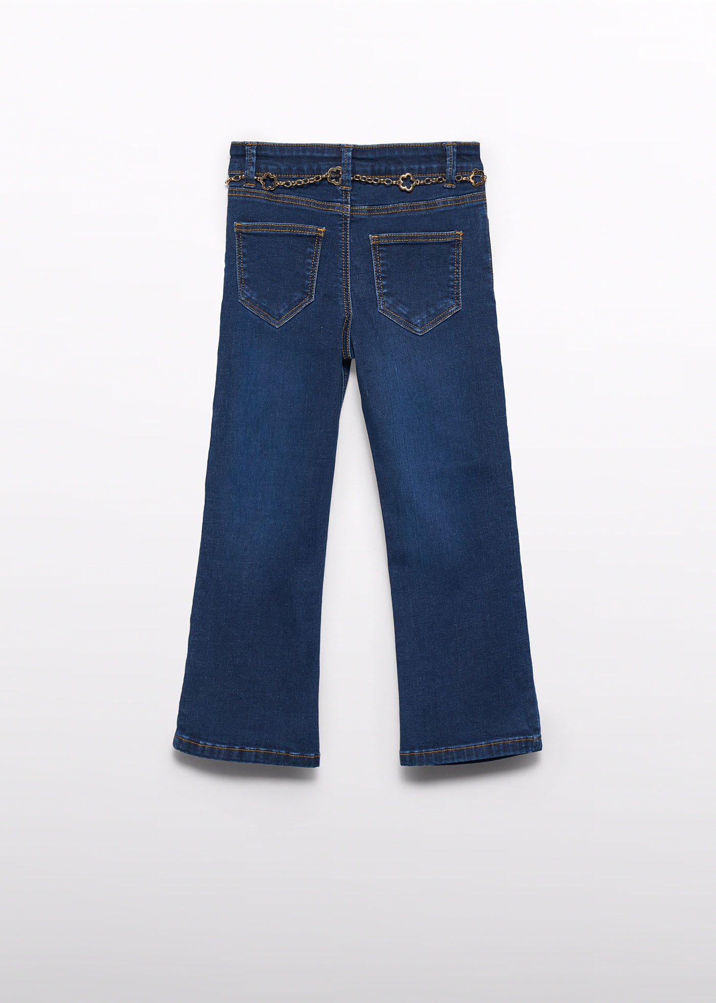 Pantalone jeans flare bambina