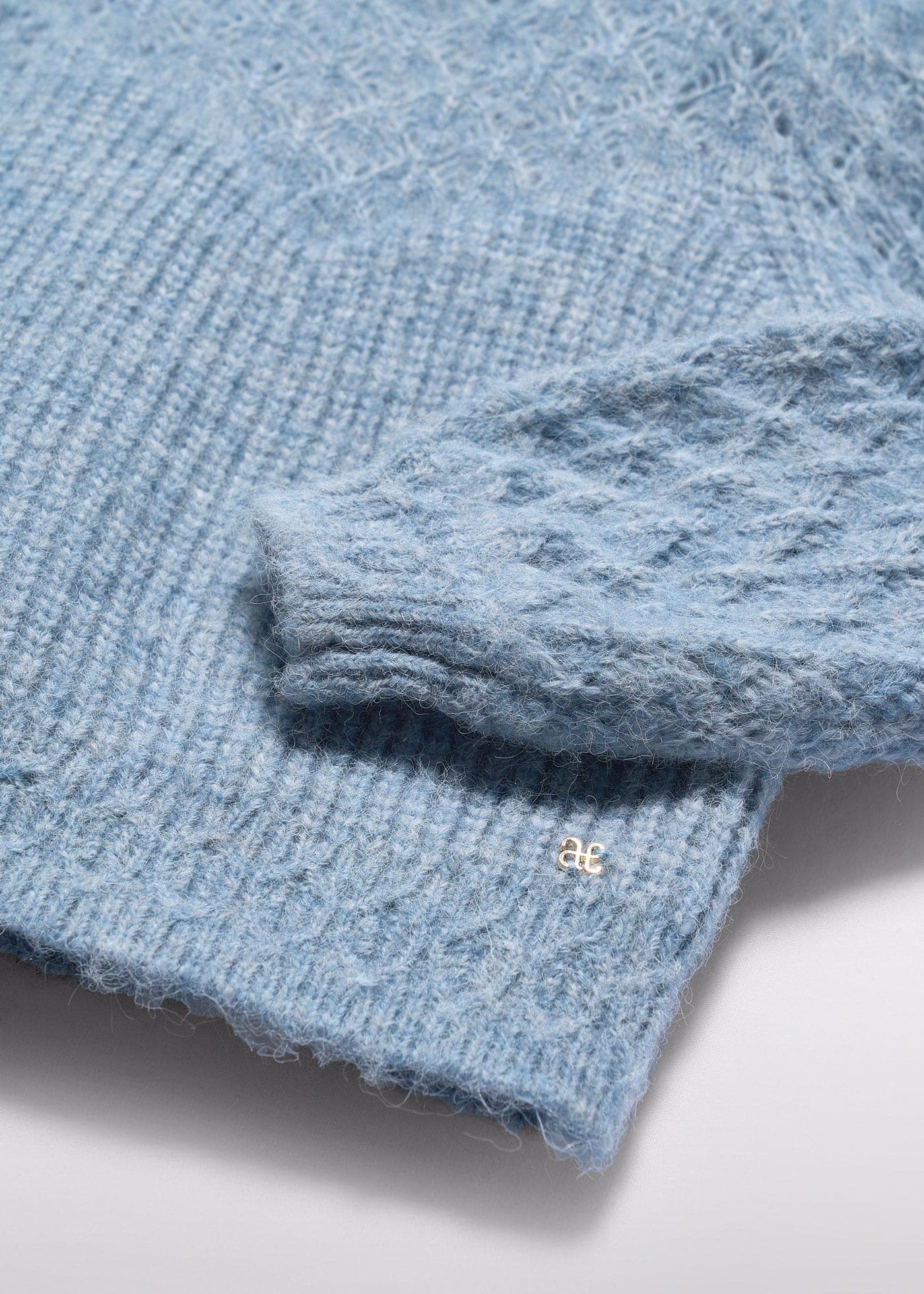 Pulover tricot ajurat fetita