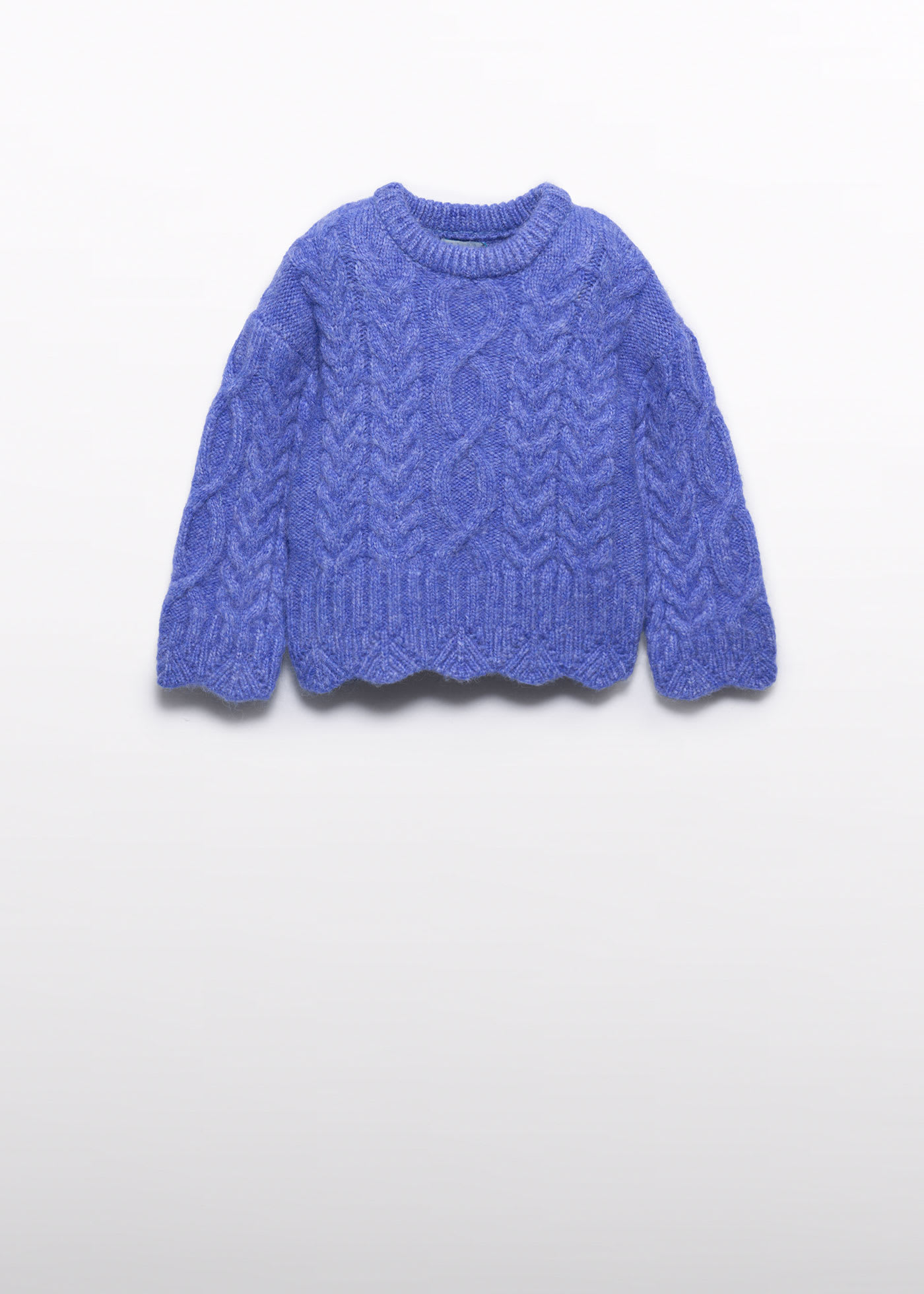 Girl Braided Tricot Jumper