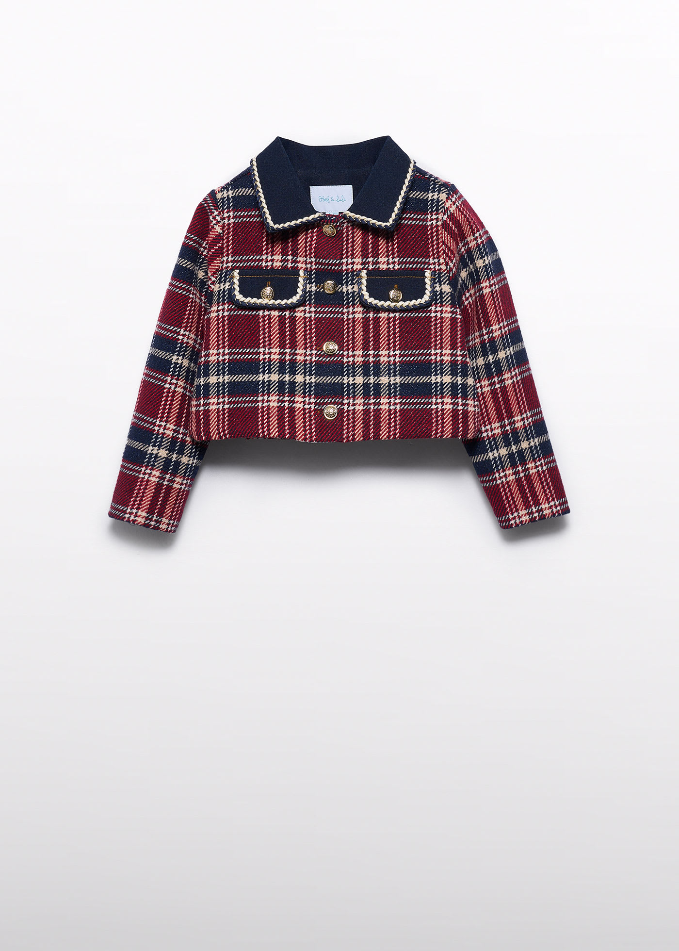 Girls plaid jacket