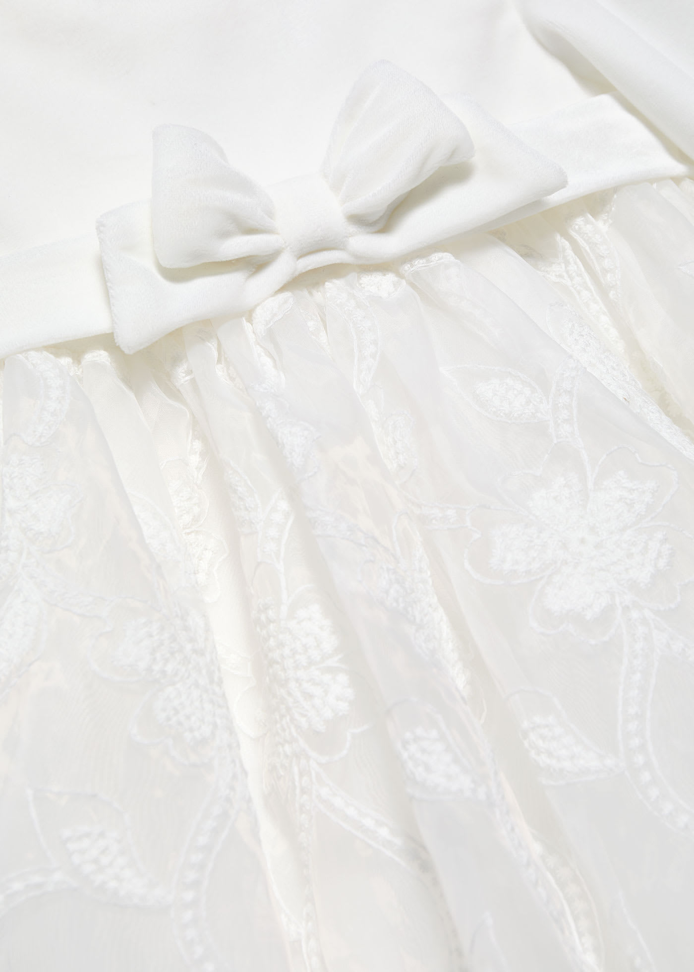 Baby embroidered organza dress