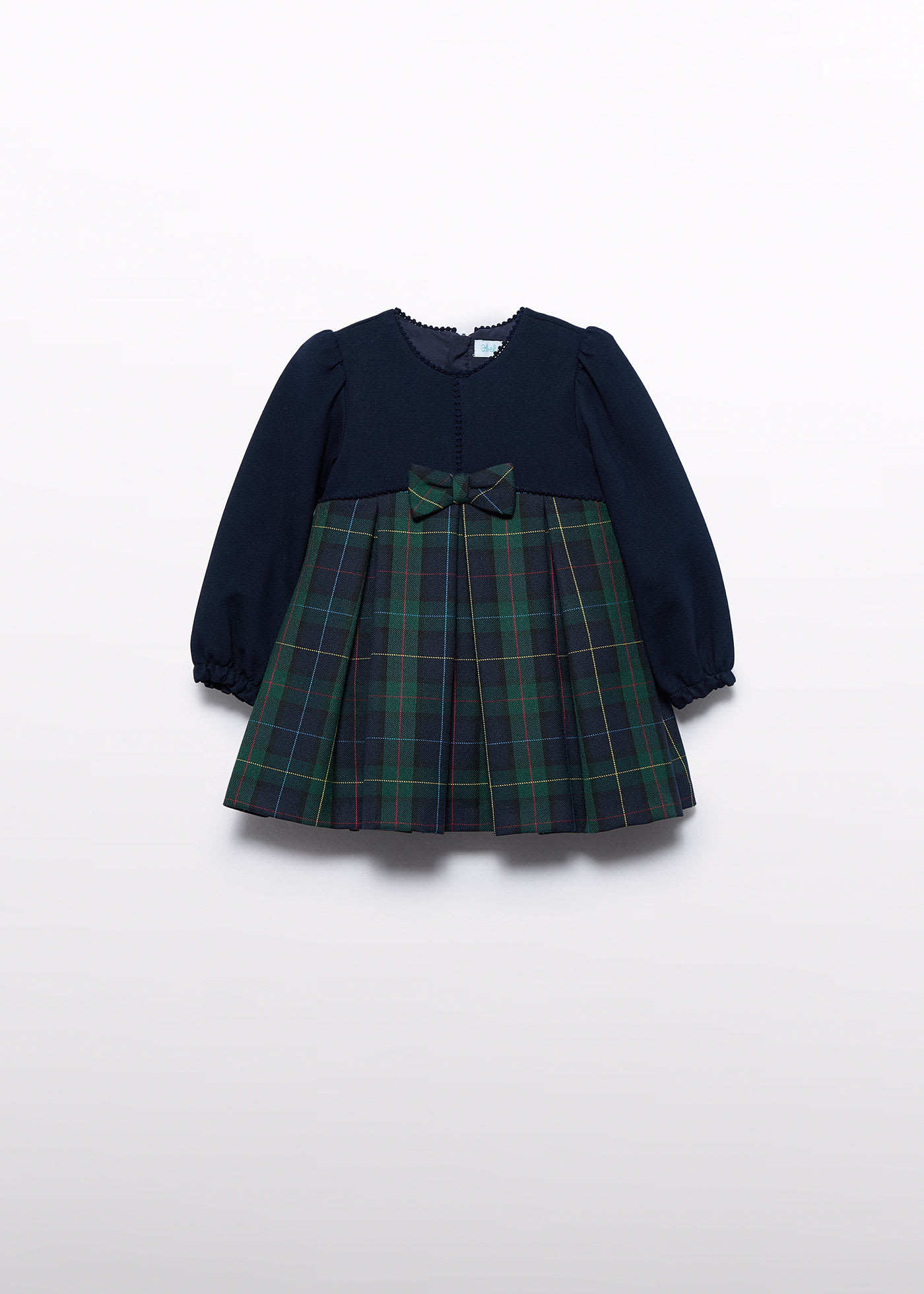 Baby Combined Tartan Dress