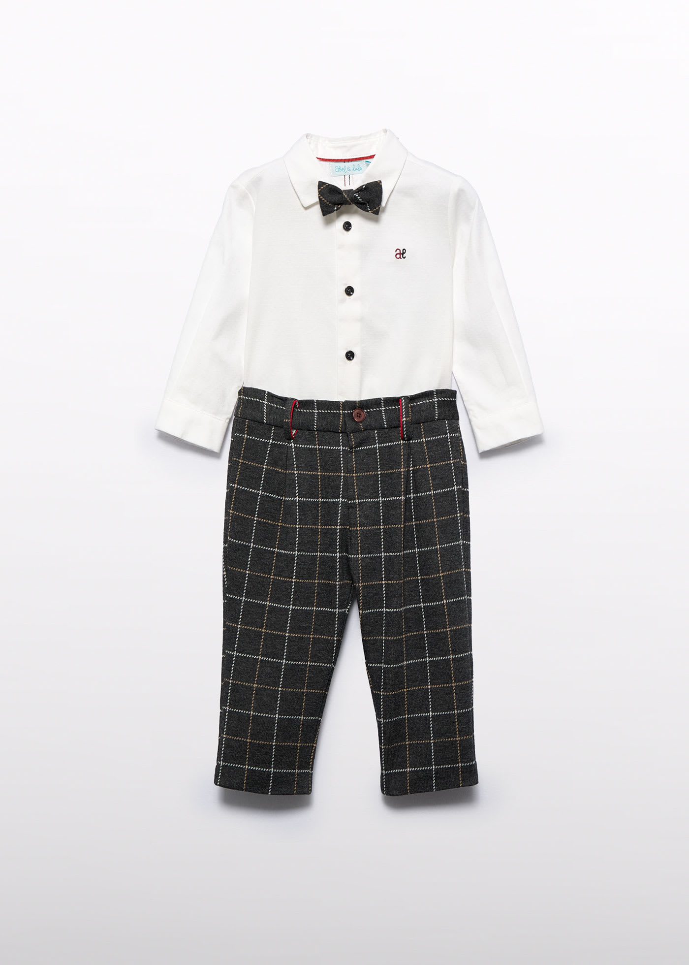 Baby plaid pants set