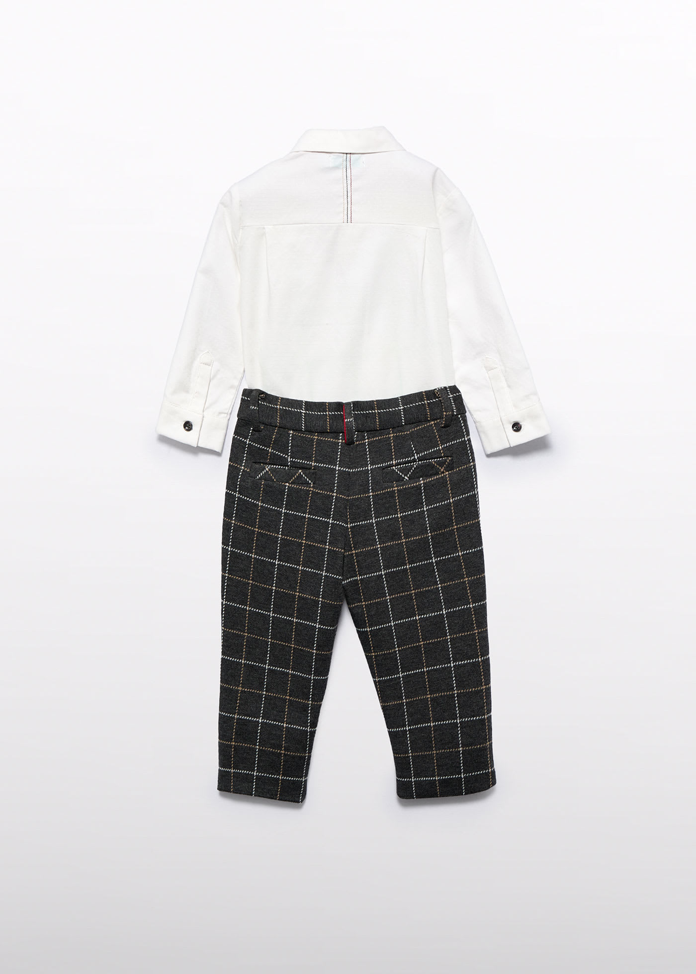 Baby plaid pants set