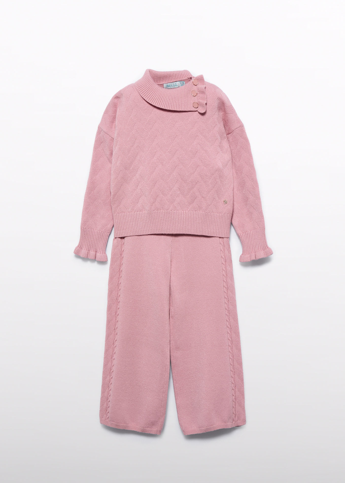 Girl Tricot Set with Trousers