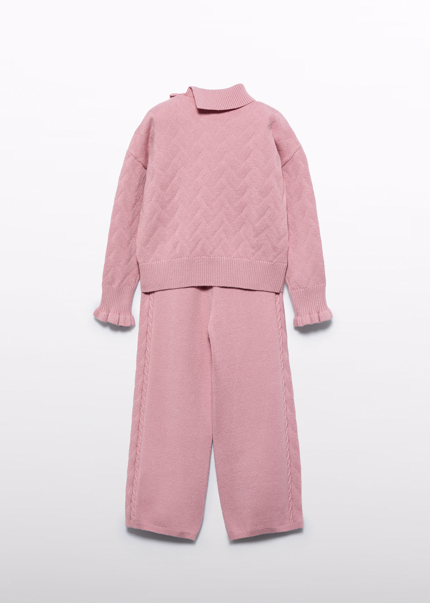Girl Tricot Set with Trousers