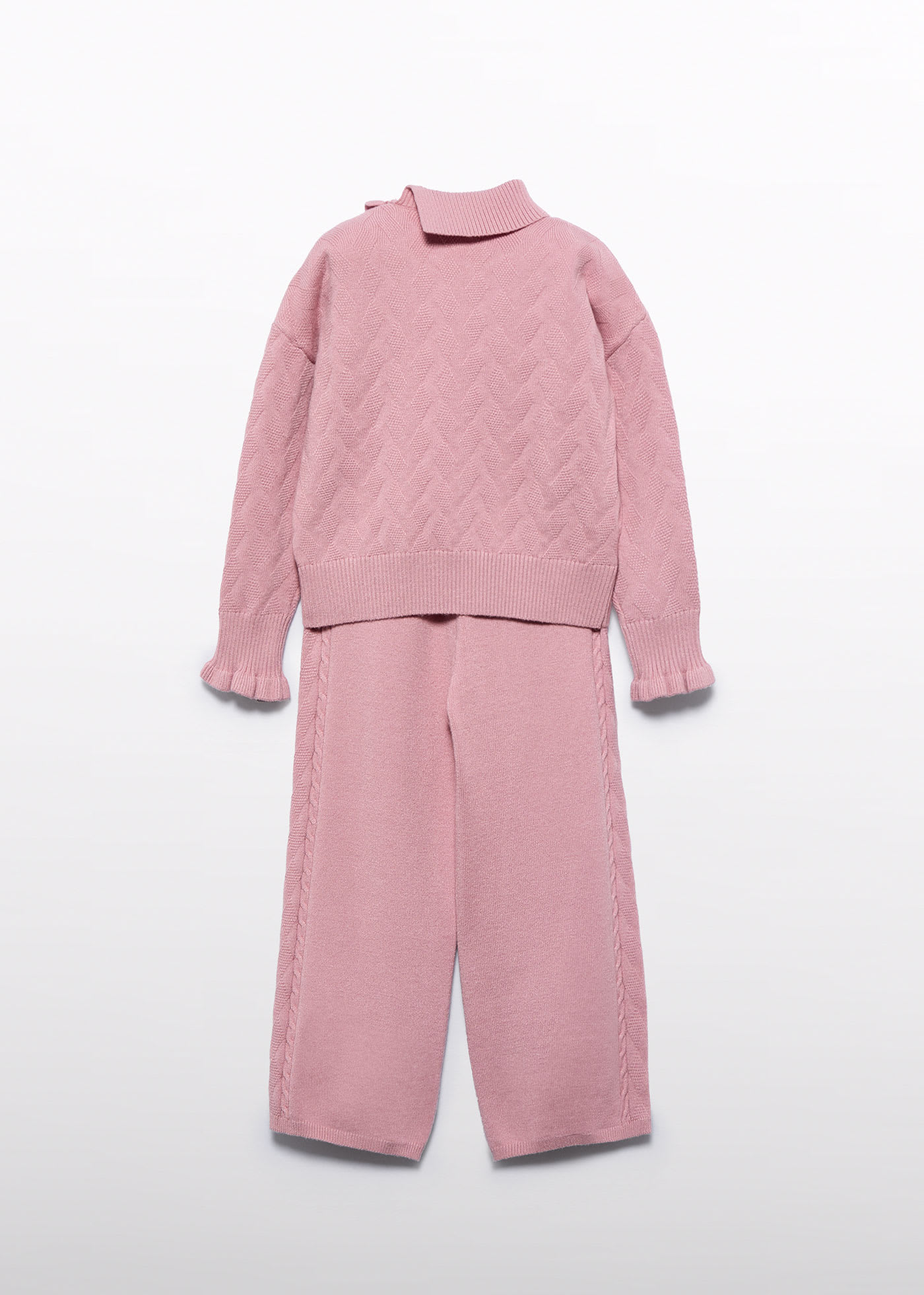 Girls knit pants set