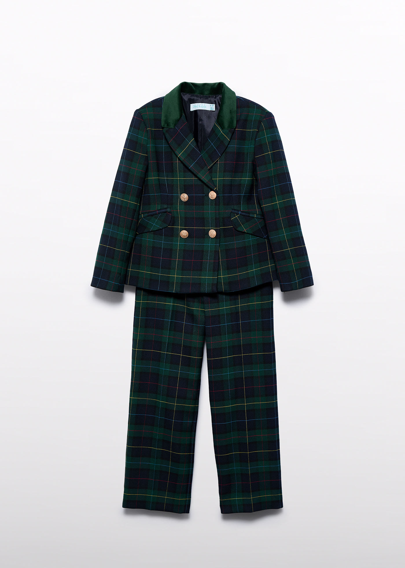 Girl Tartan Suit