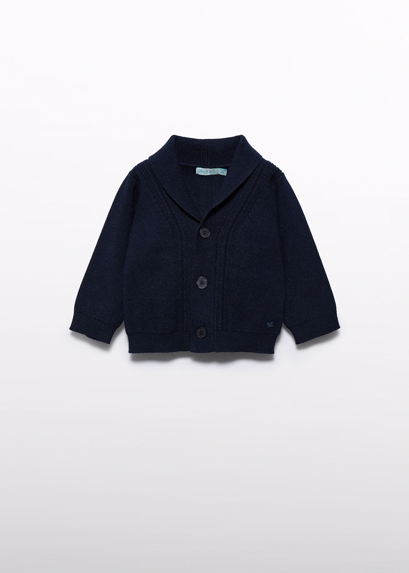 Navy blue cardigan baby boy best sale