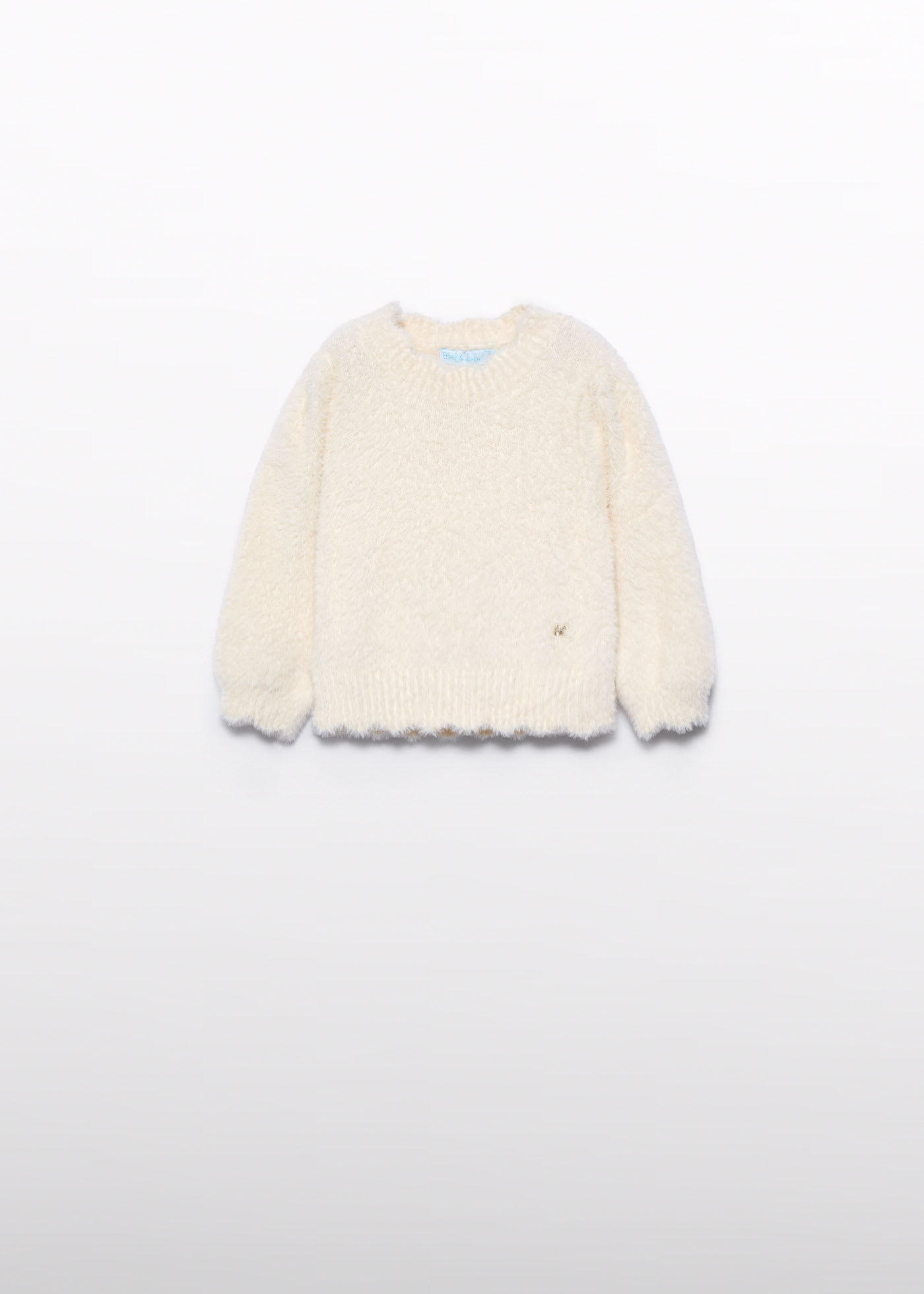 Sweter niemowlęcy trykotowy