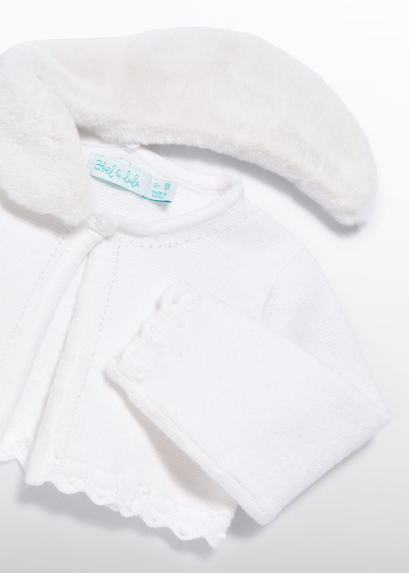 Bolero tricot guler blanita bebe