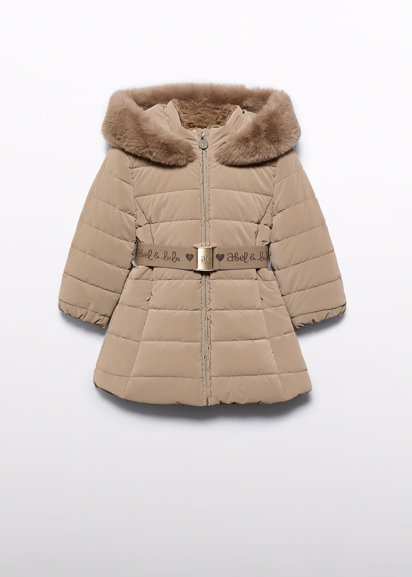 Girls belted coat