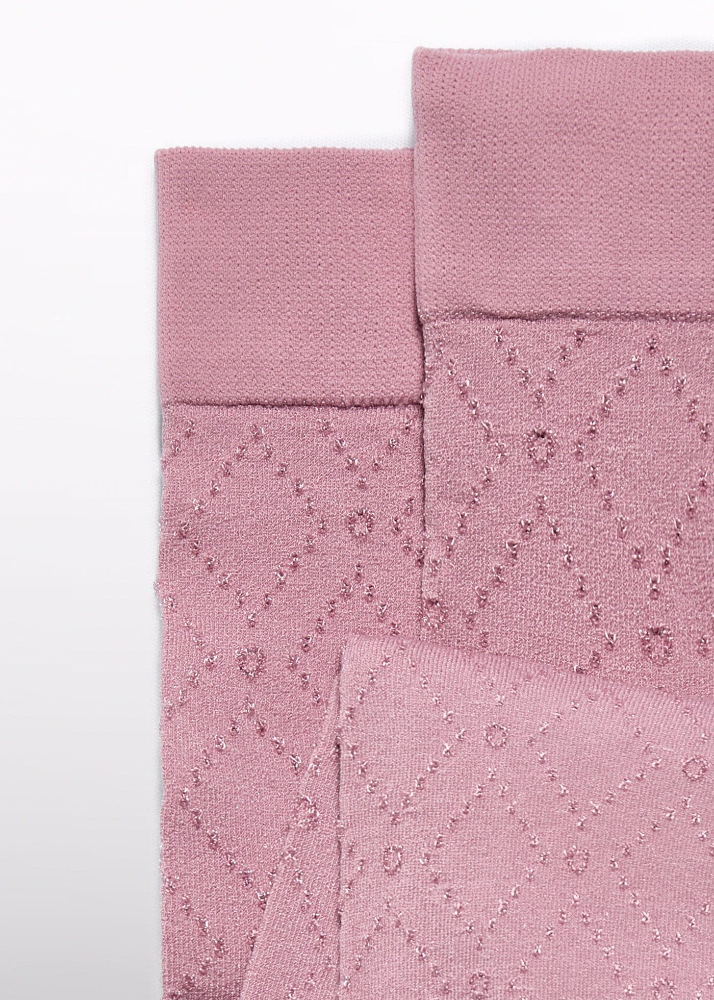 Meia-calça jacquard menina