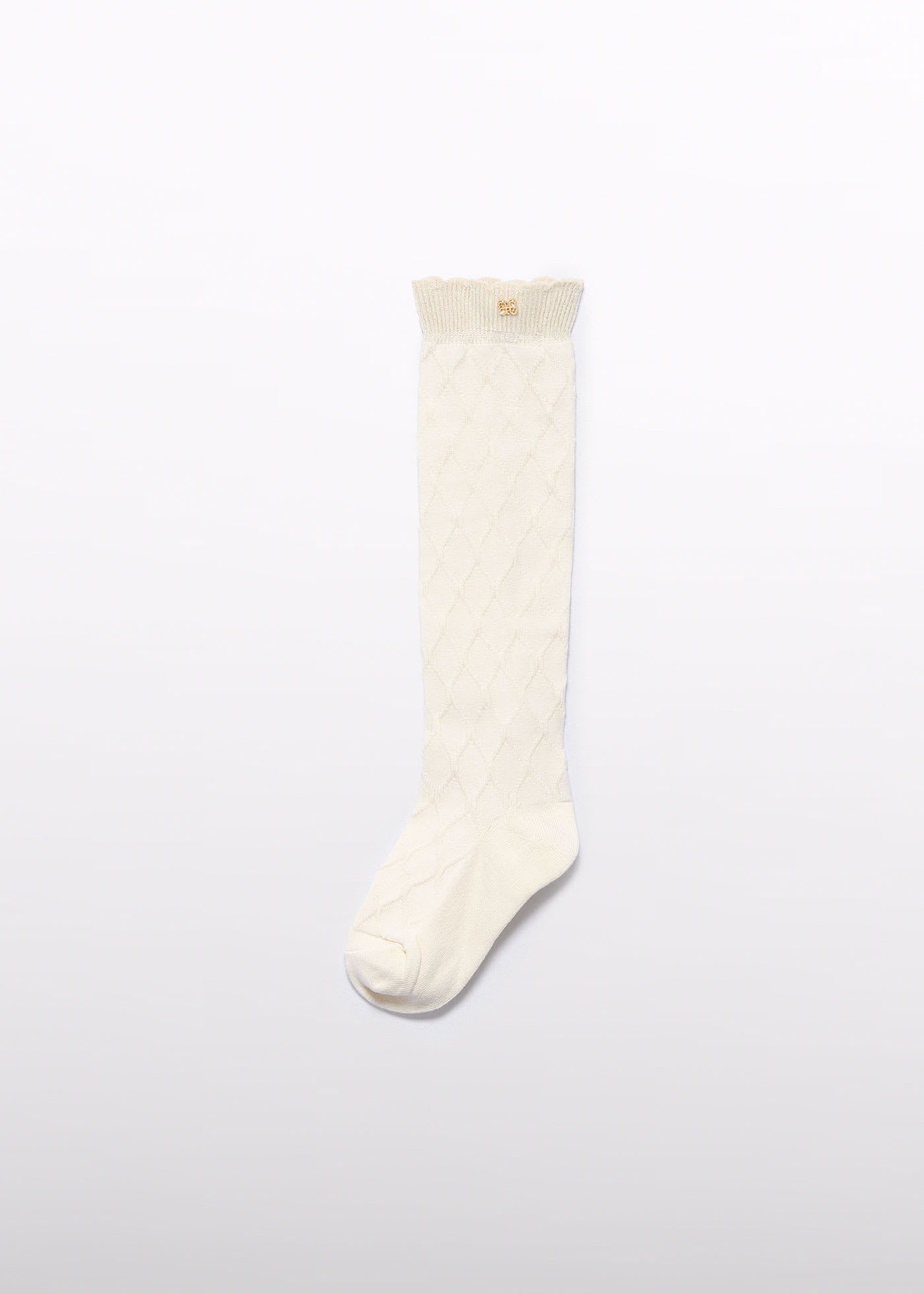 Chaussettes hautes jacquard fille