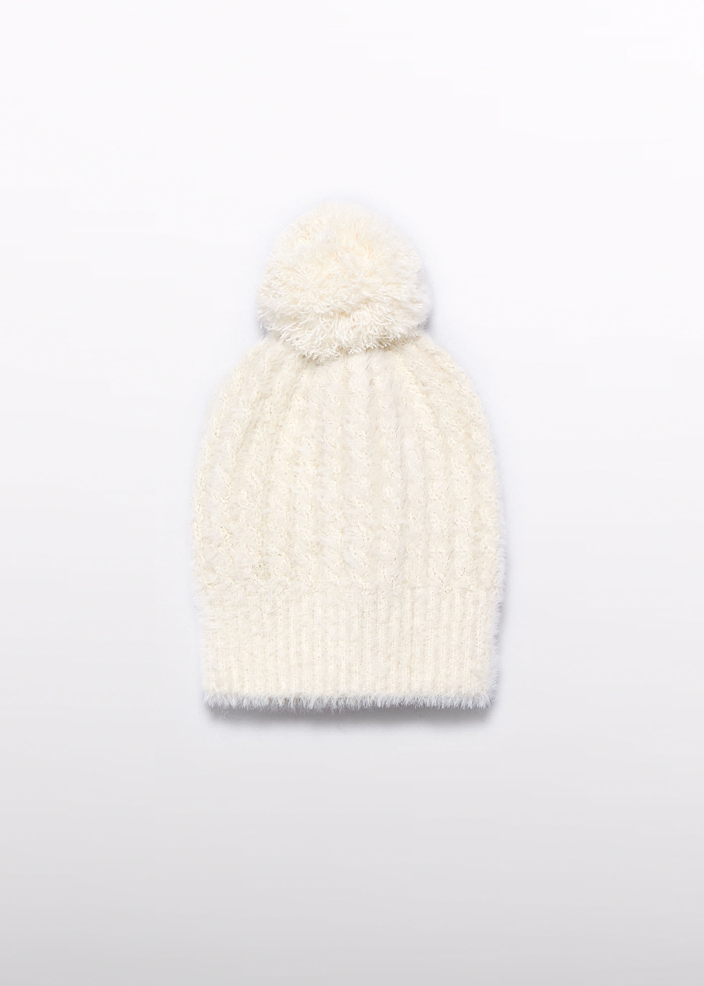 Gorro tricot pelo niña