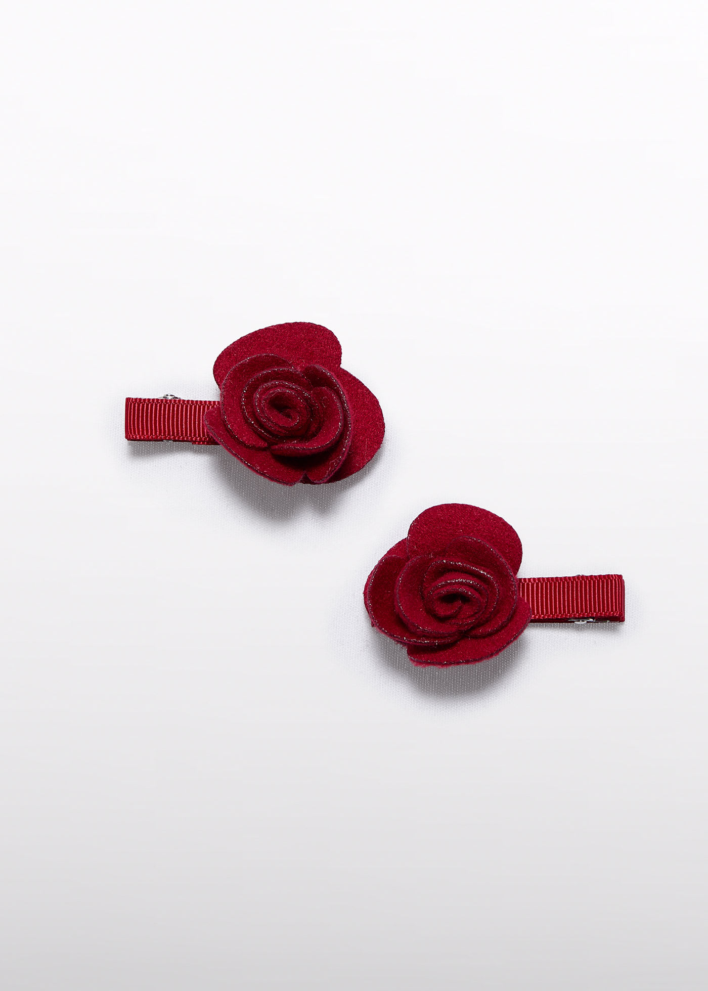 Baby flower hair clips