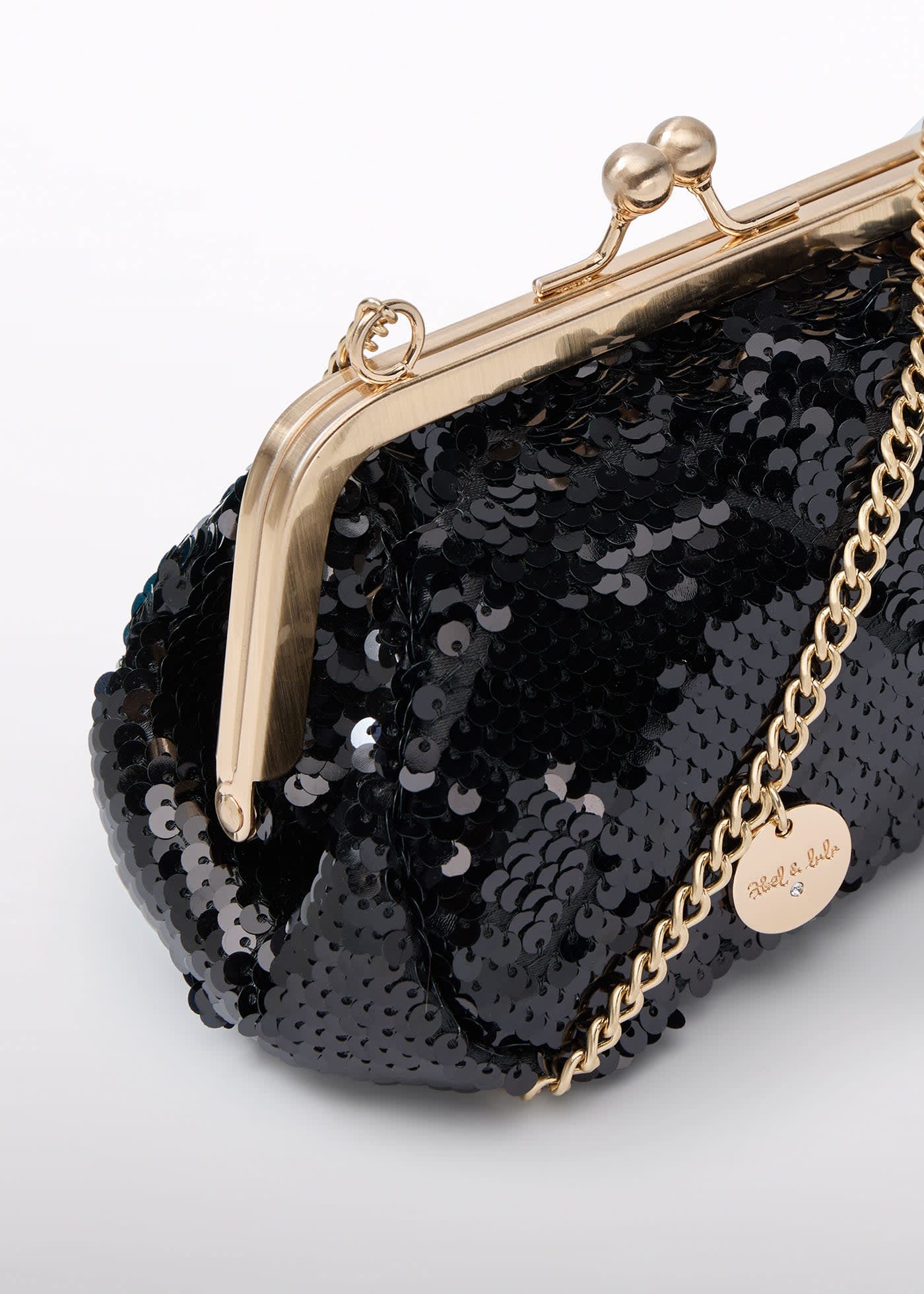 Girl Sequin Handbag Black Abel Lula