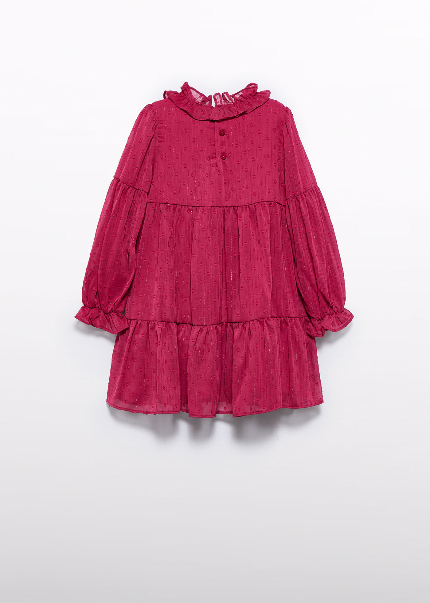 Girls plumeti chiffon dress