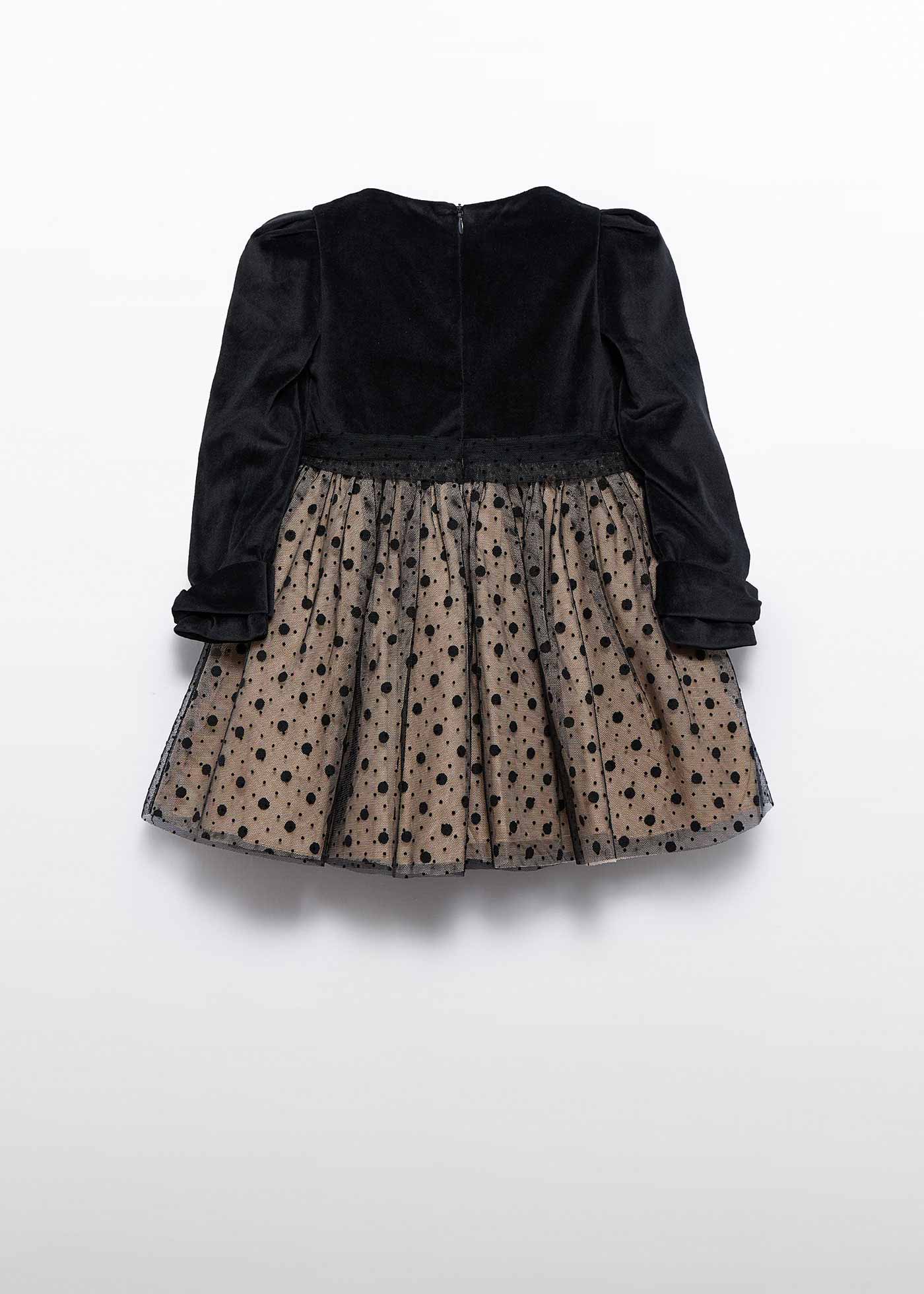 Girl Tulle Polka Dot Dress