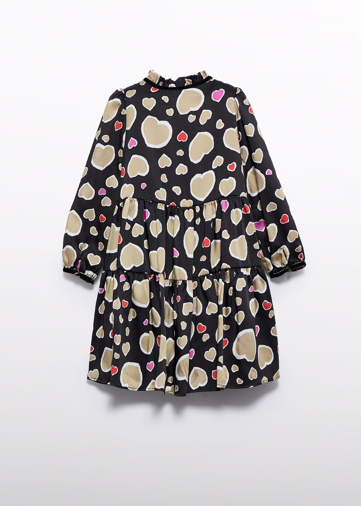 Girls printed hearts dress