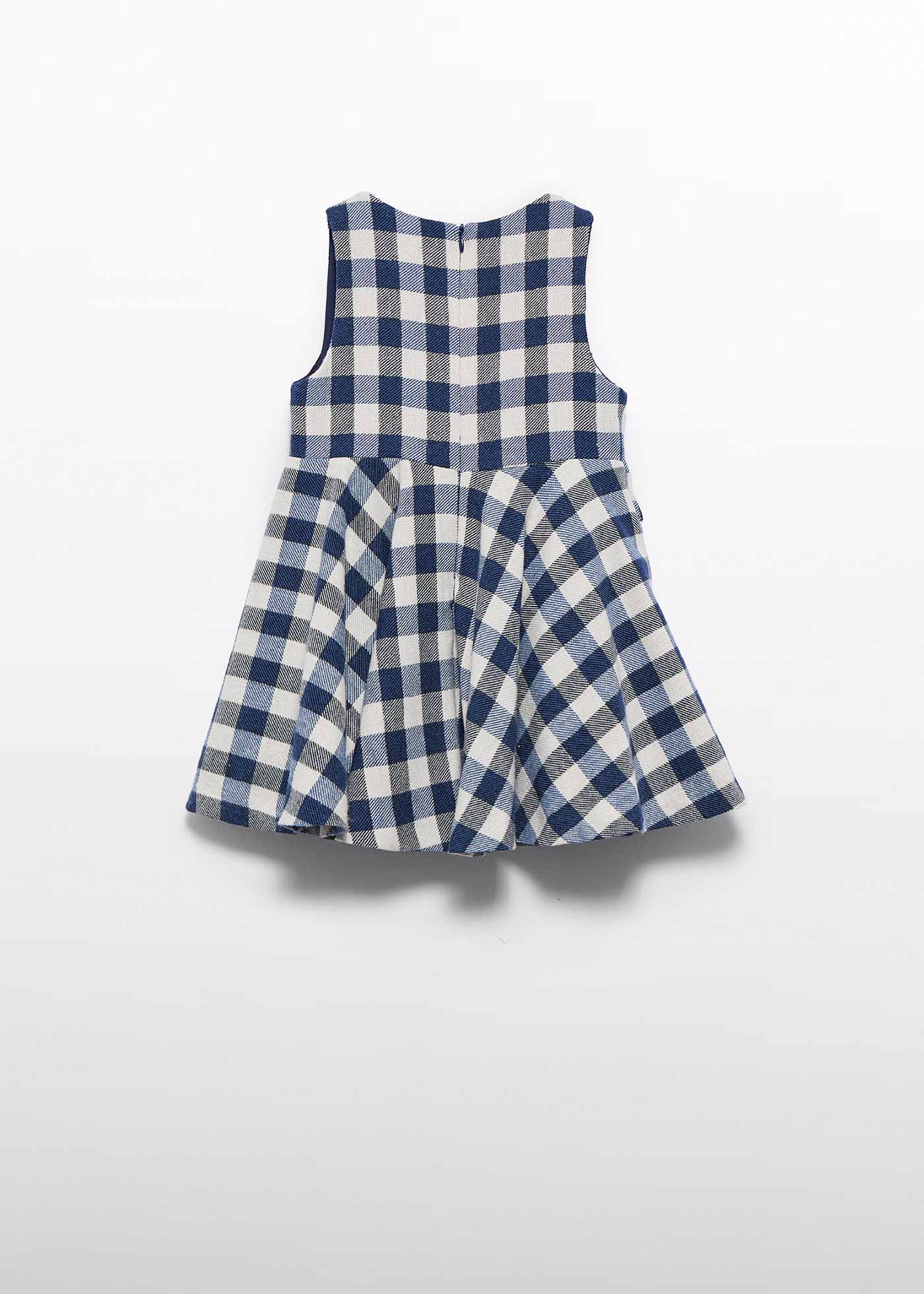 Girls plaid pinafore