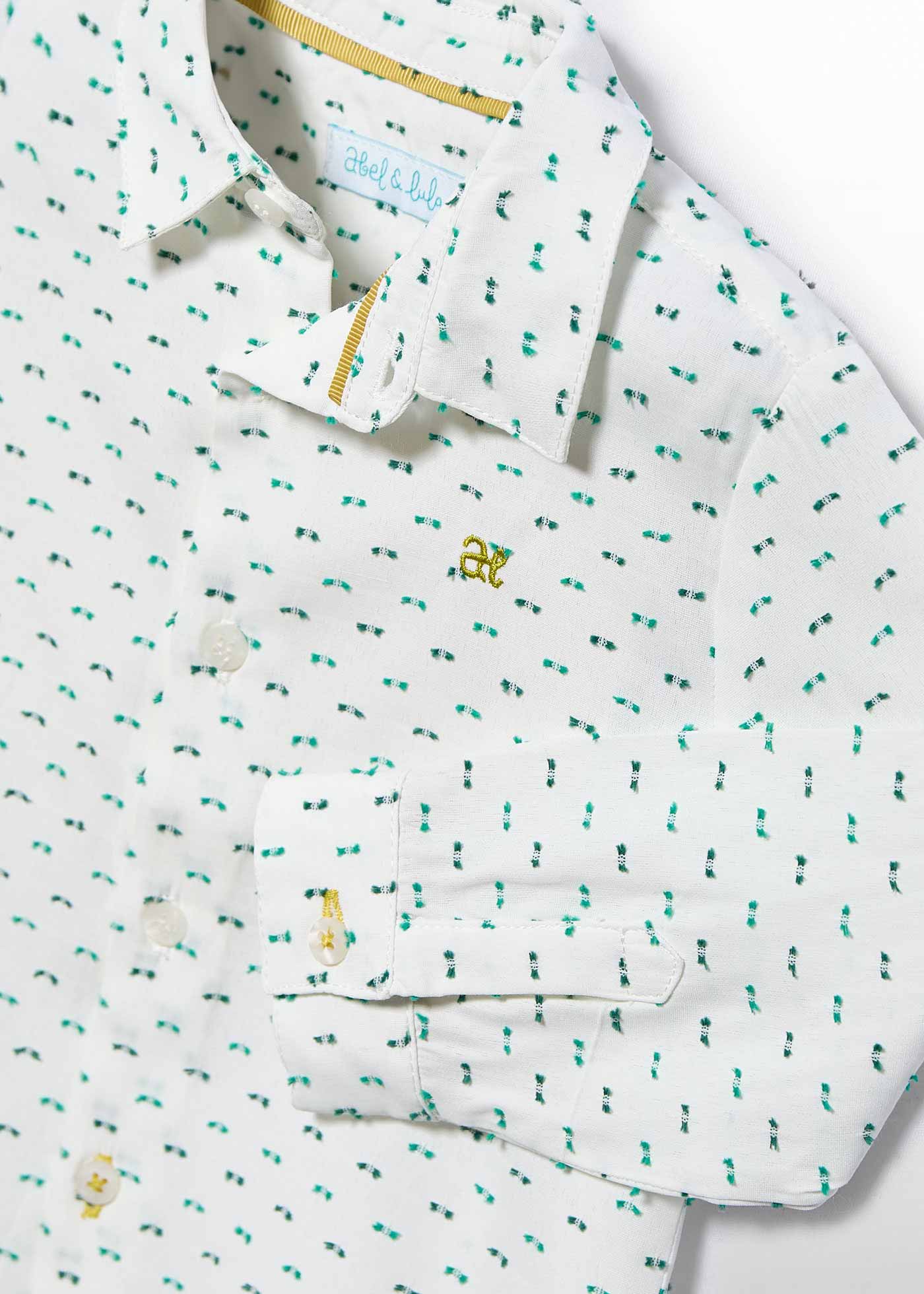 Camisa plumeti bicolor bebé
