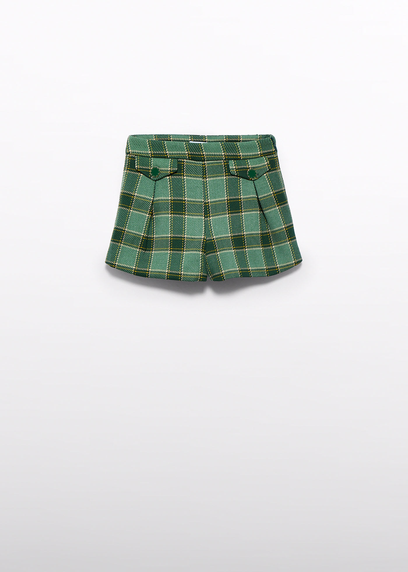 Girls plaid shorts