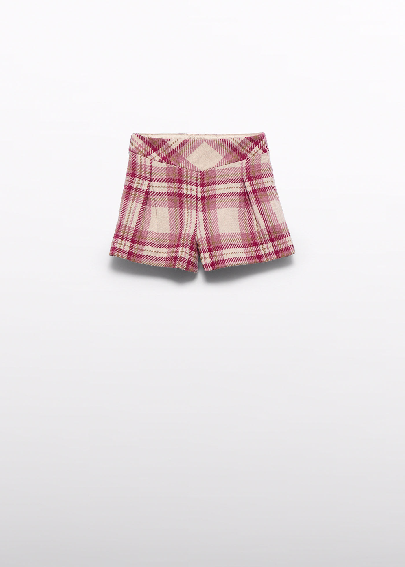 Girls plaid shorts