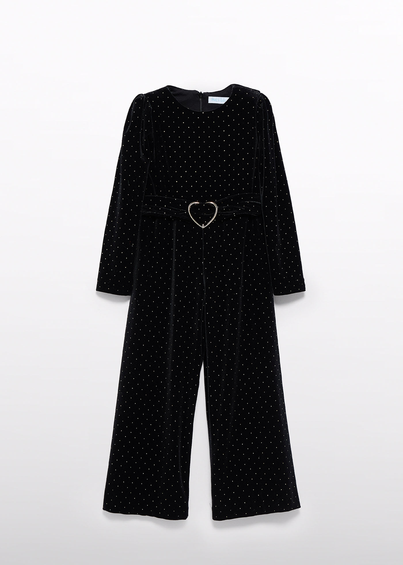 Girls velvet jumpsuit