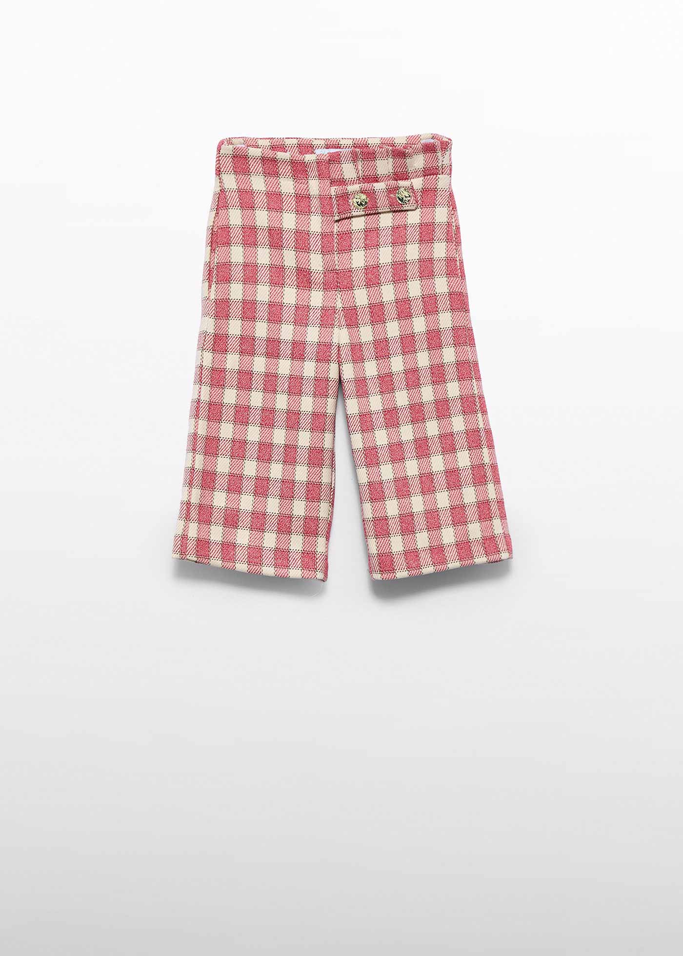 Girl Gingham Culottes