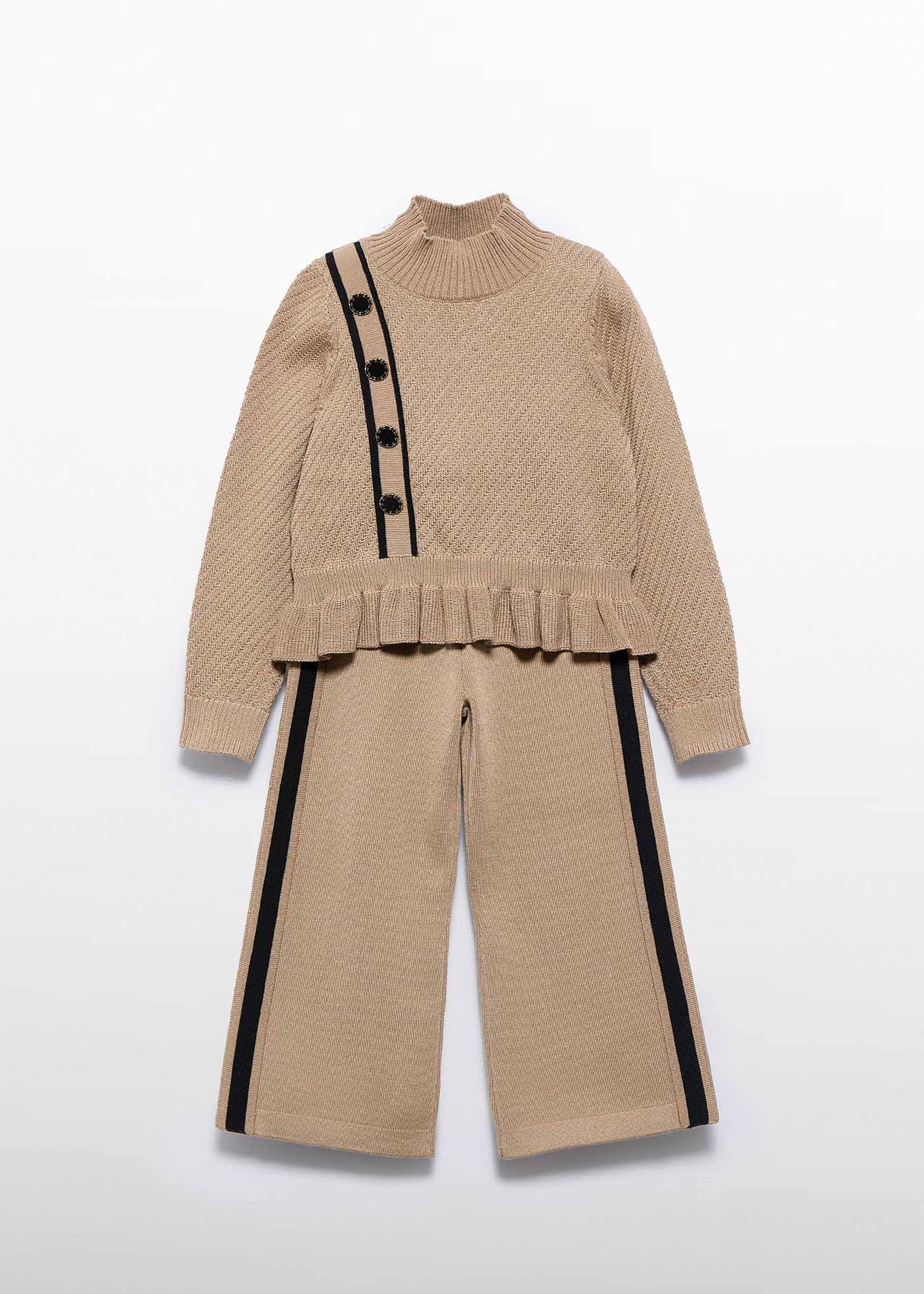 Girl Tricot Set with Trousers