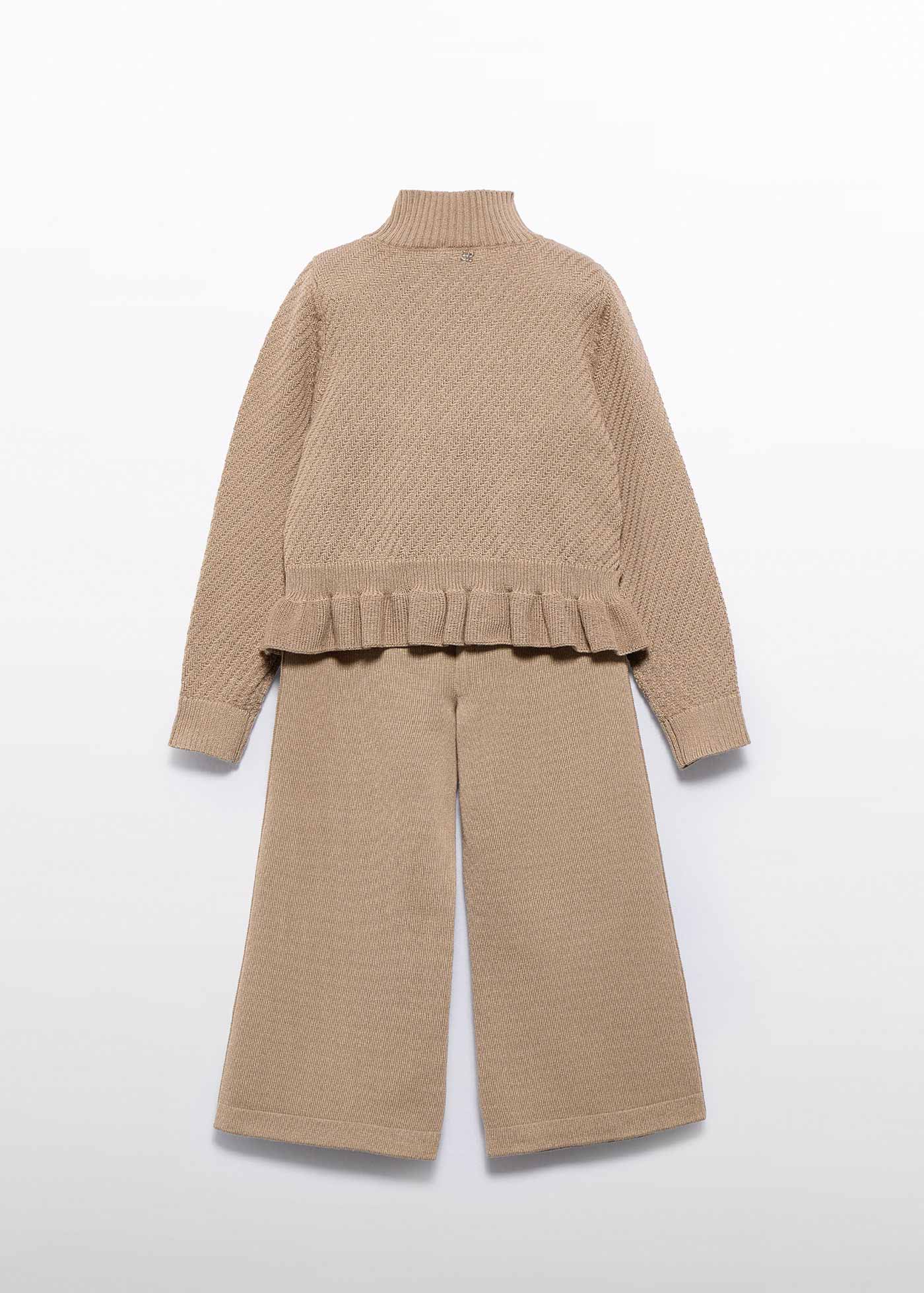 Girl Tricot Set with Trousers