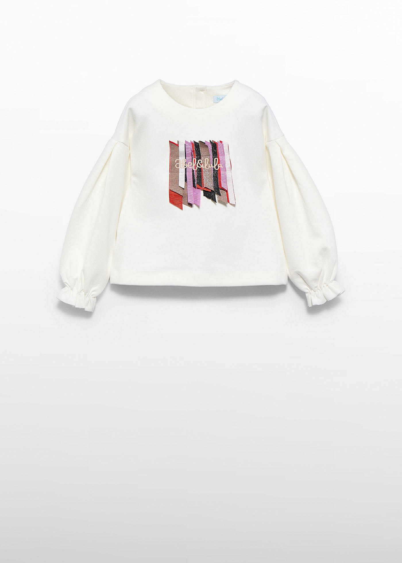 Pull logo fantaisie fille