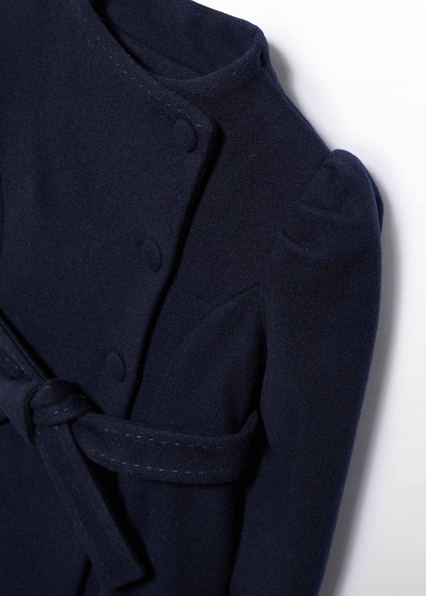 Manteau en laine mélangé fille