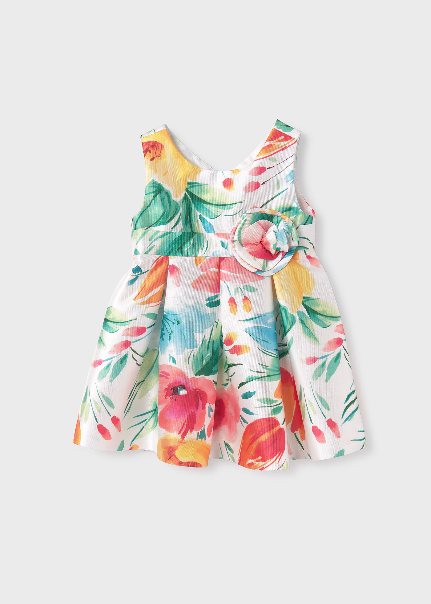 Vestido mikado estampado bebé