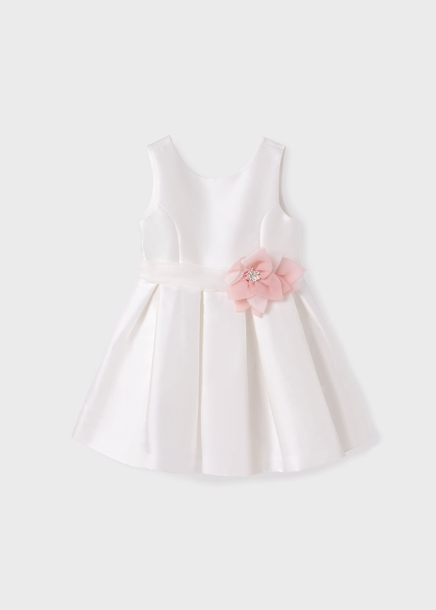 Girl mikado flower dress