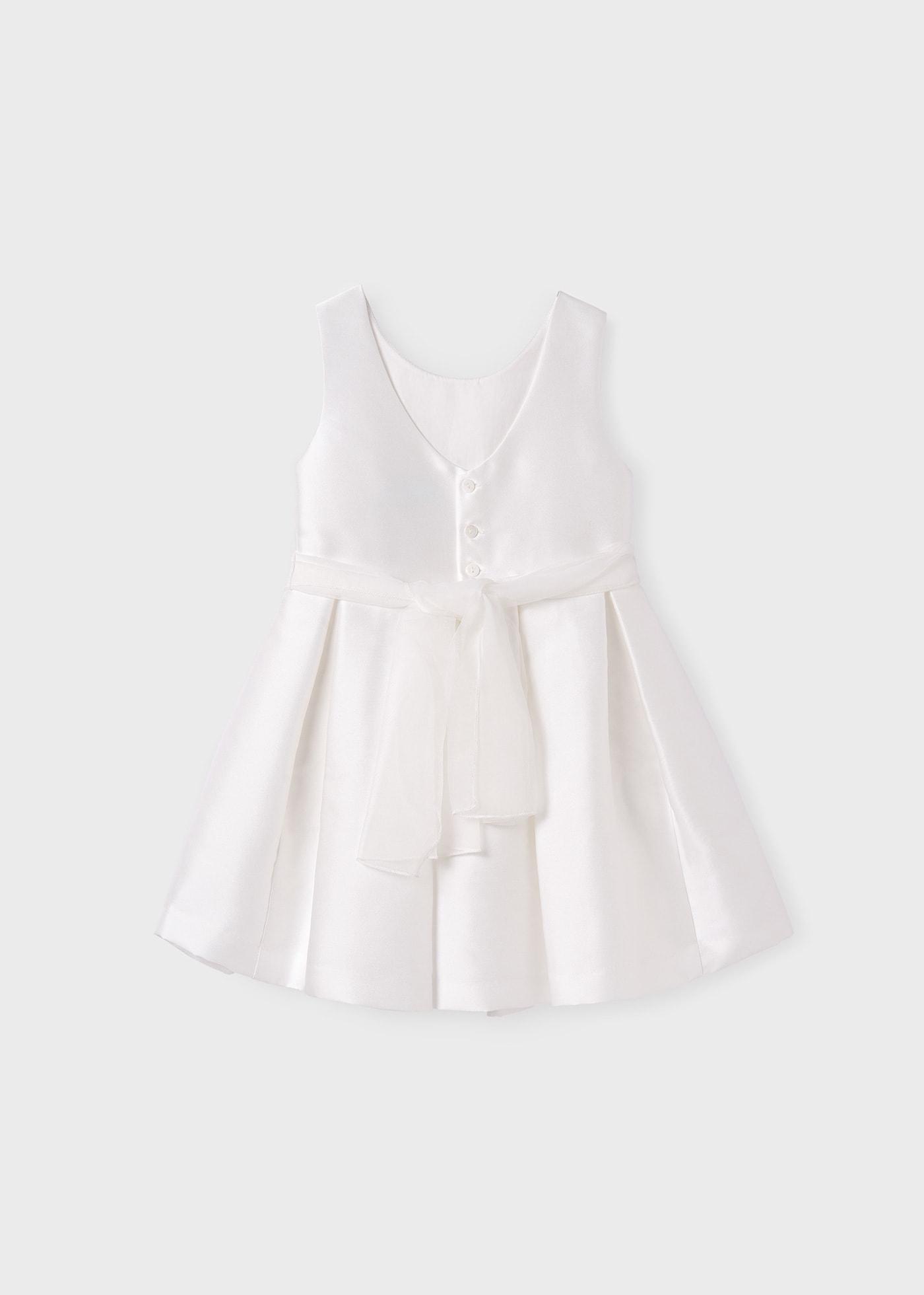 Girl mikado flower dress