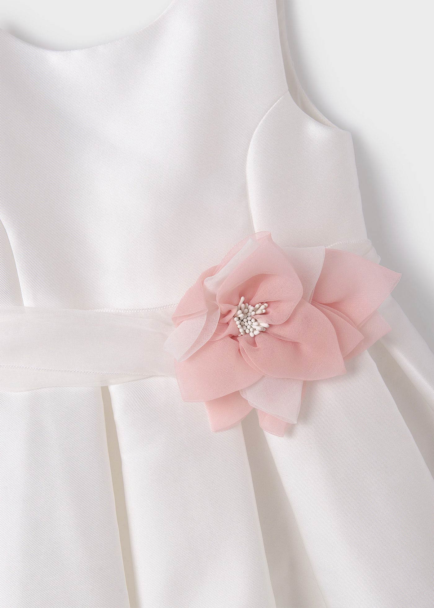 Girl mikado flower dress